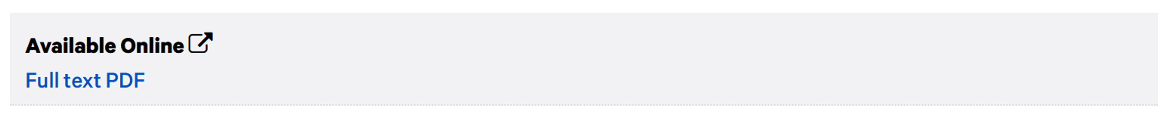 Full text PDF link as it appears in library catalog