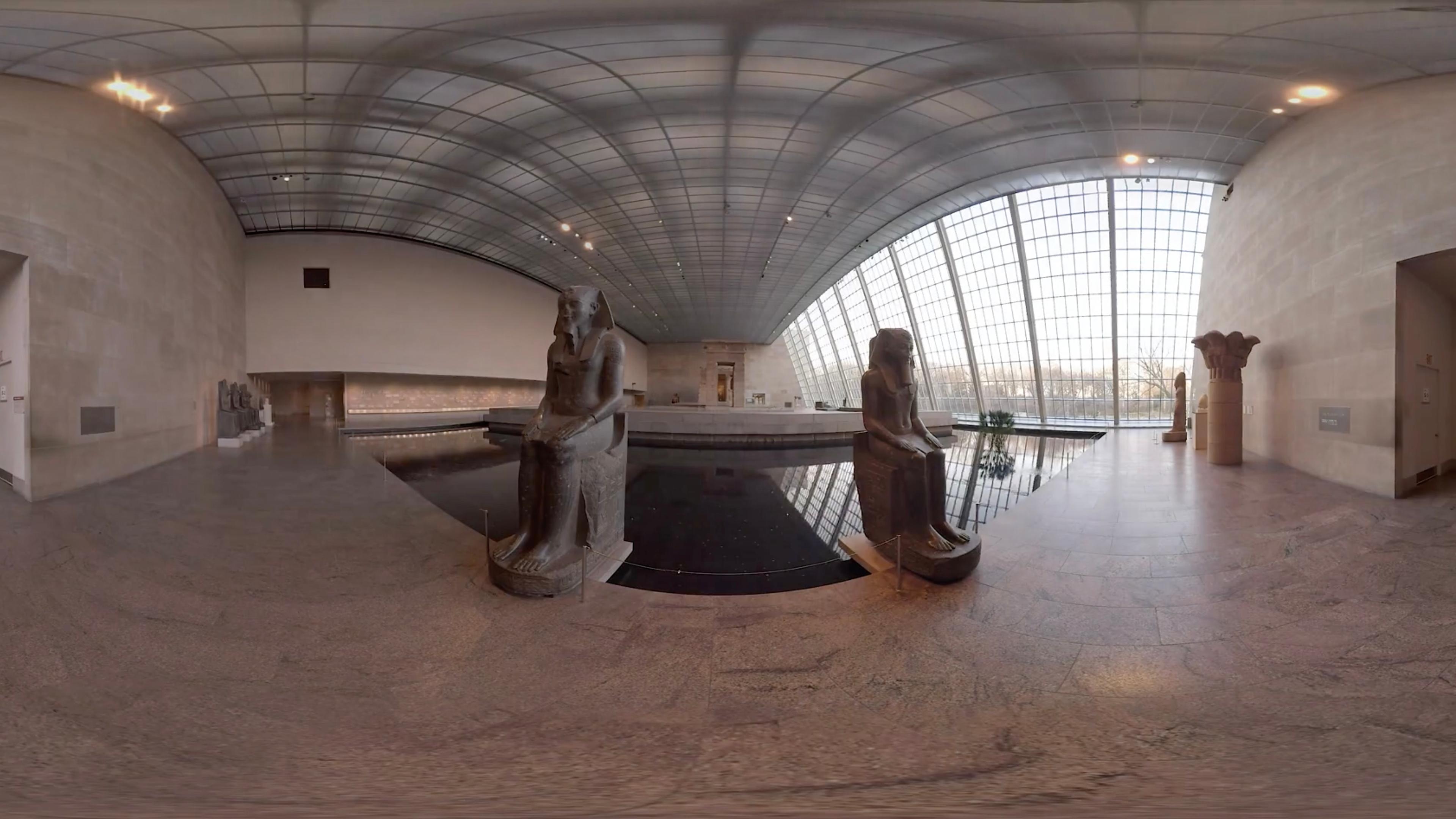 A 360° view of the Temple of Dendur