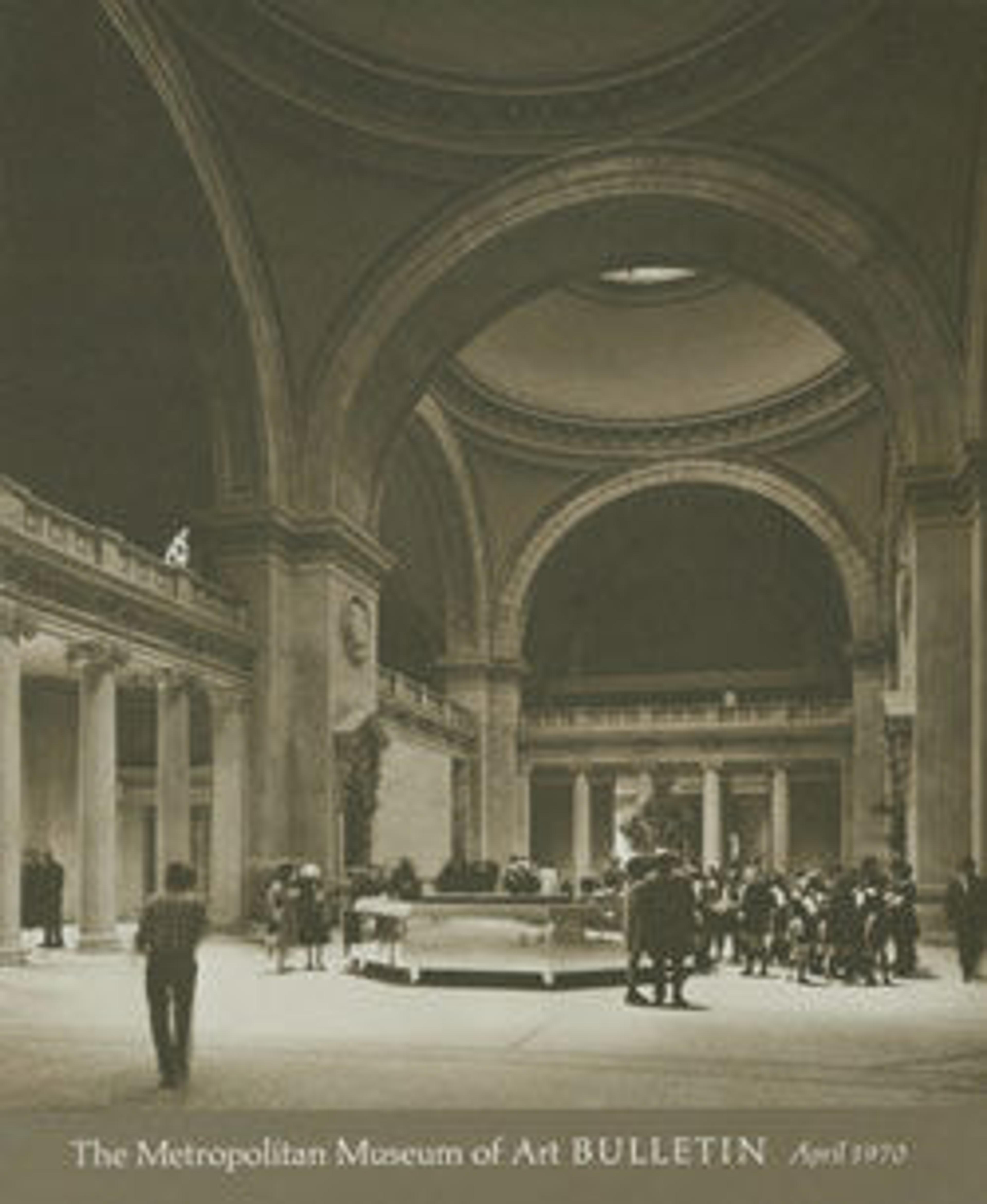 The Metropolitan Museum of Art Bulletin, v. 28, no. 8 (April, 1970)