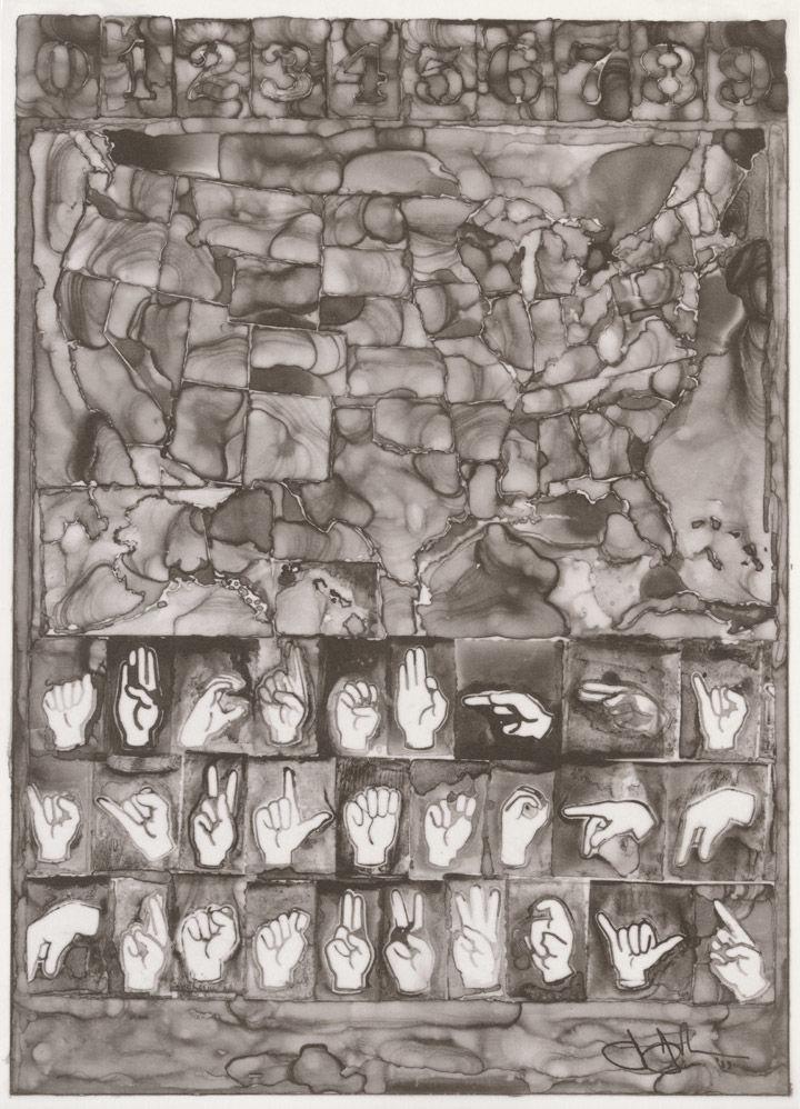 Jasper Johns (American, born Augusta, Georgia, 1930). Untitled, 2013.