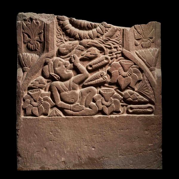 Cover Image for 671. Yaksha with Lotus Vine Emerging from its Mouth