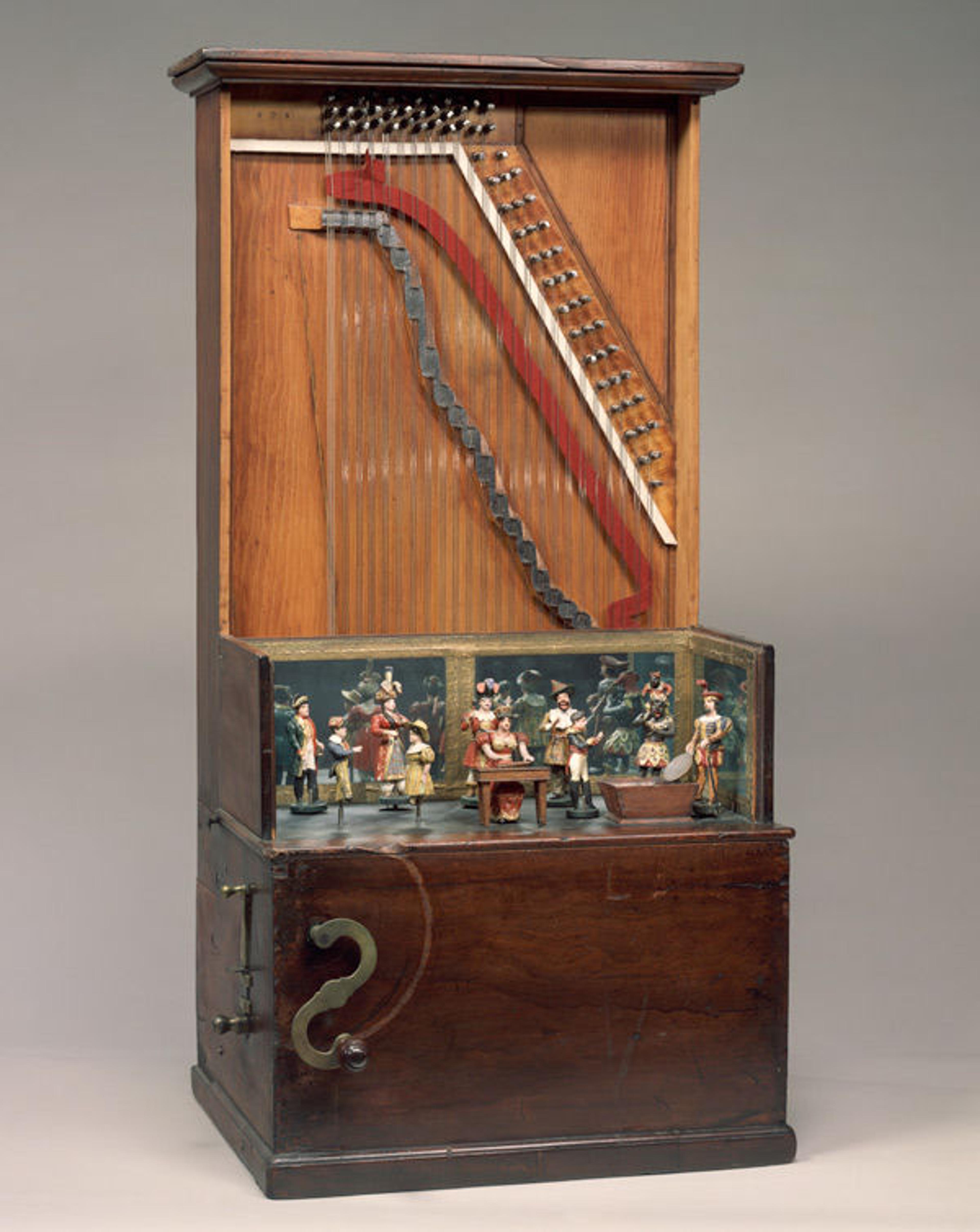 George Hicks (British, 1818–1863). Barrel piano, ca. 1860. Wood, various materials. The Metropolitan Museum of Art, New York, The Crosby Brown Collection of Musical Instruments, 1889 (89.4.2048)