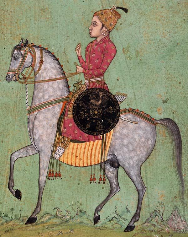 Portrait of a Golden Prince, detail