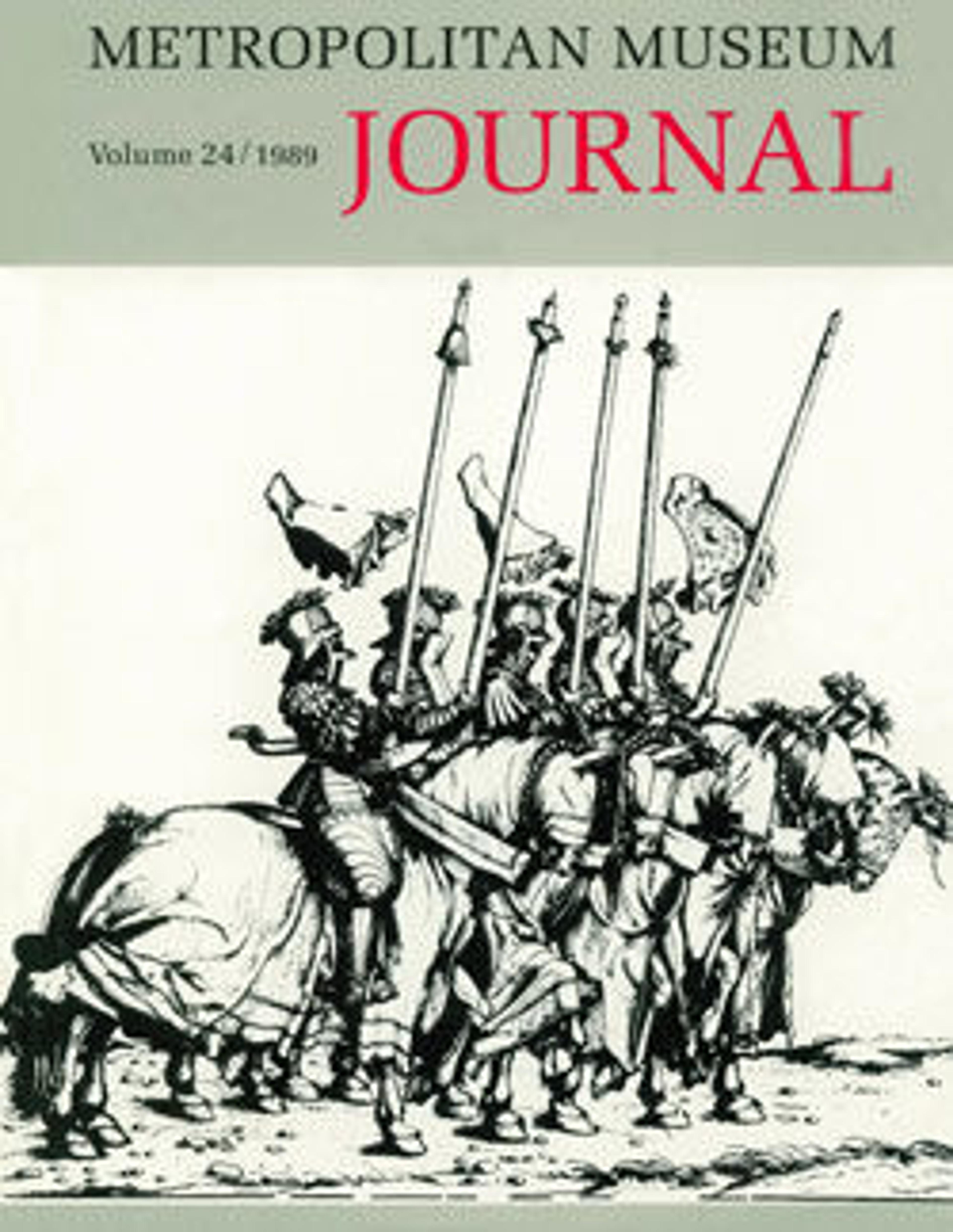 The Metropolitan Museum Journal, v. 24 (1989)