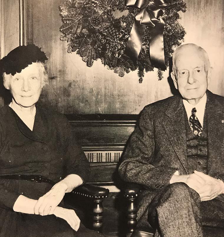 Mrs. Jeannette Kittredge Watson and Thomas Watson, Sr
