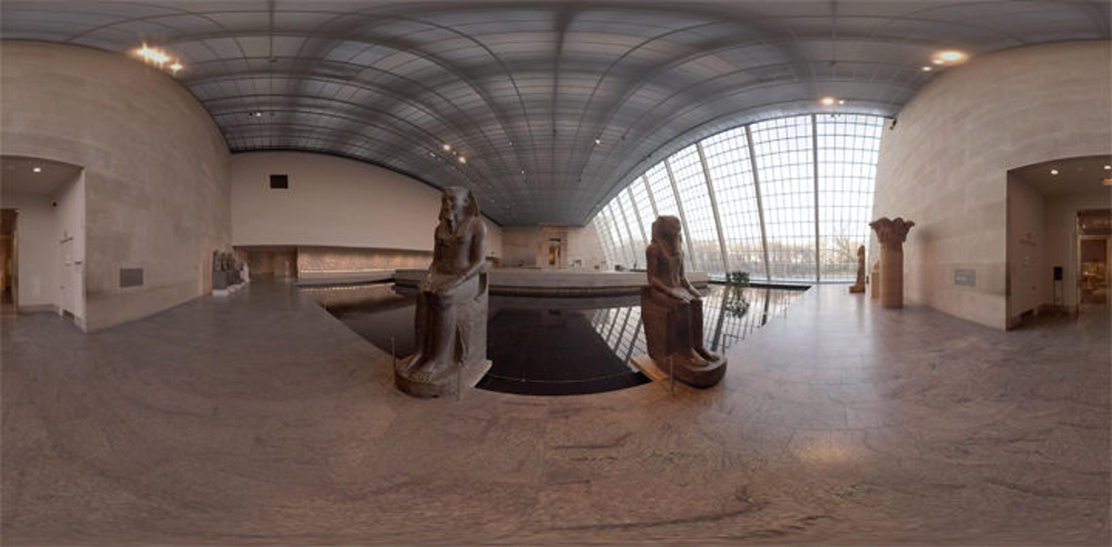 The Temple of Dendur in The Sackler Wing as seen in The Met's first Facebook 360° video