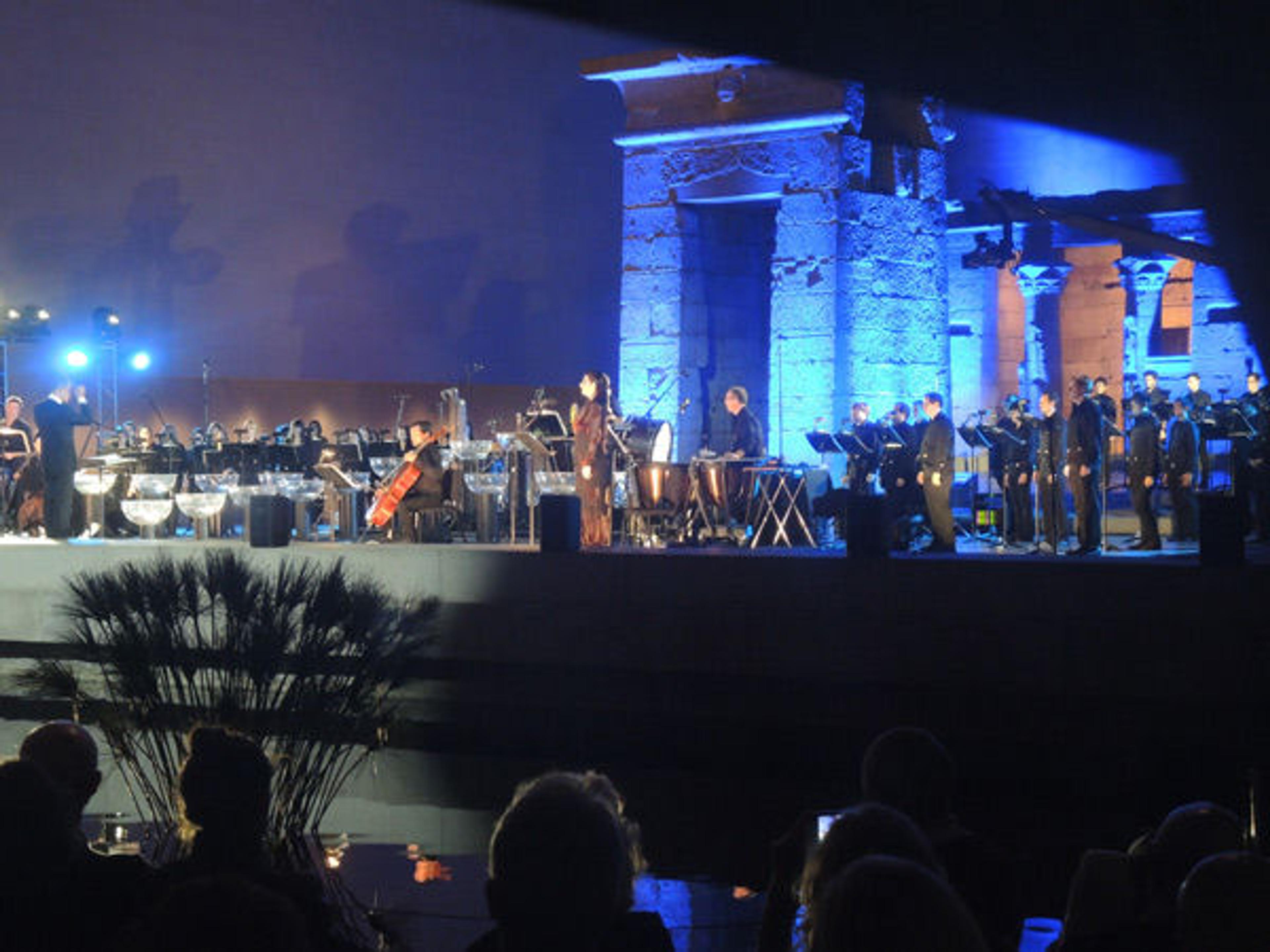 Tan Dun's Water Passion performed in The Temple of Dendur in The Sackler Wing