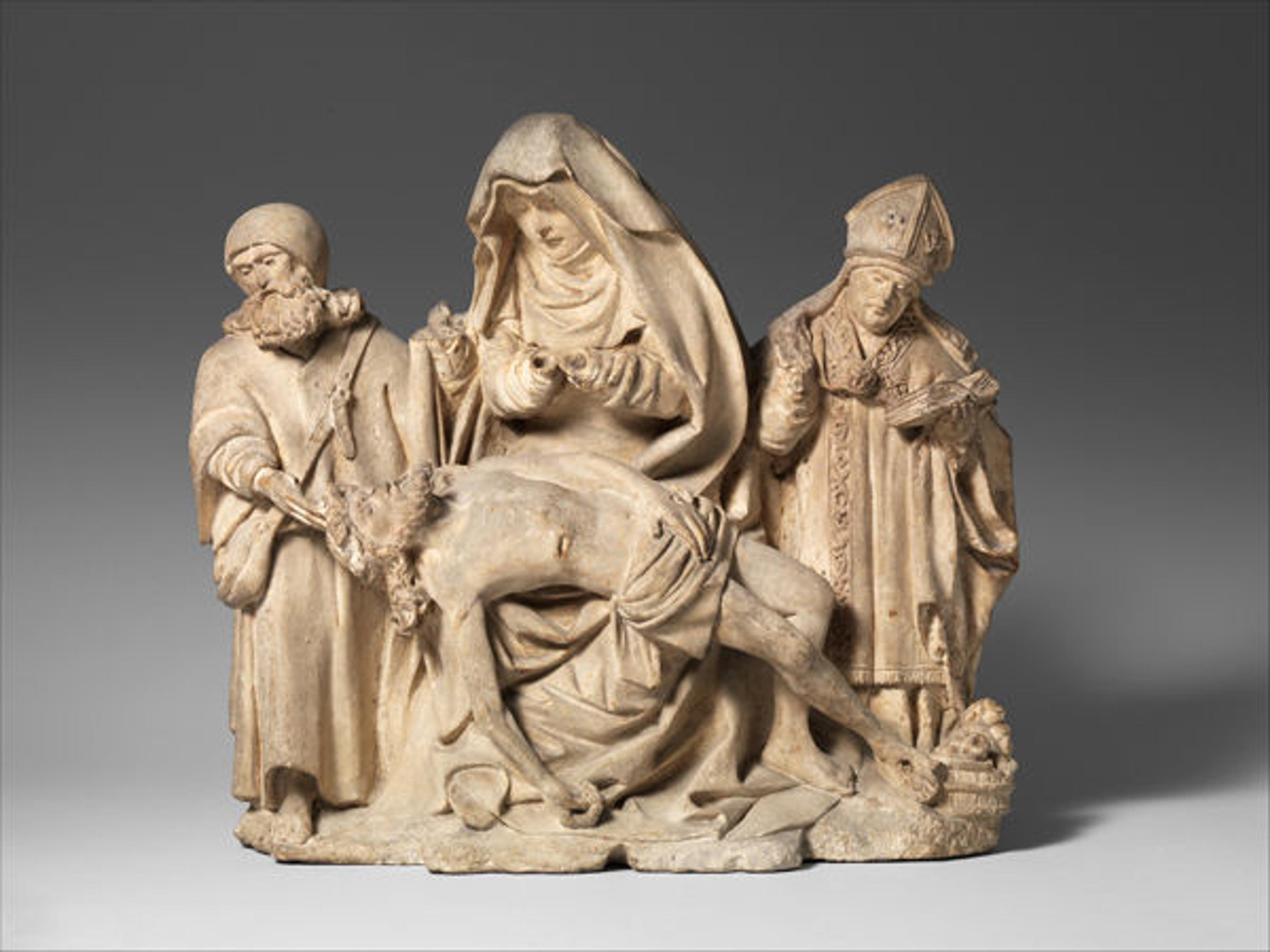 Pietà with Saint Nicholas and Saint James the Great, first quarter 16th century