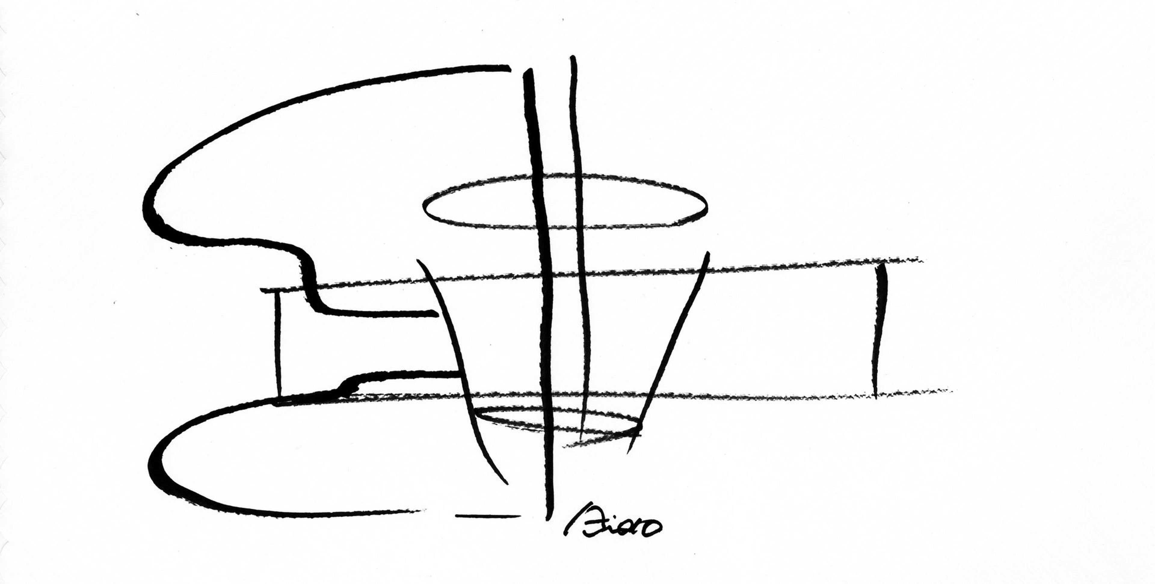 Sketch by Tadeo Ando.