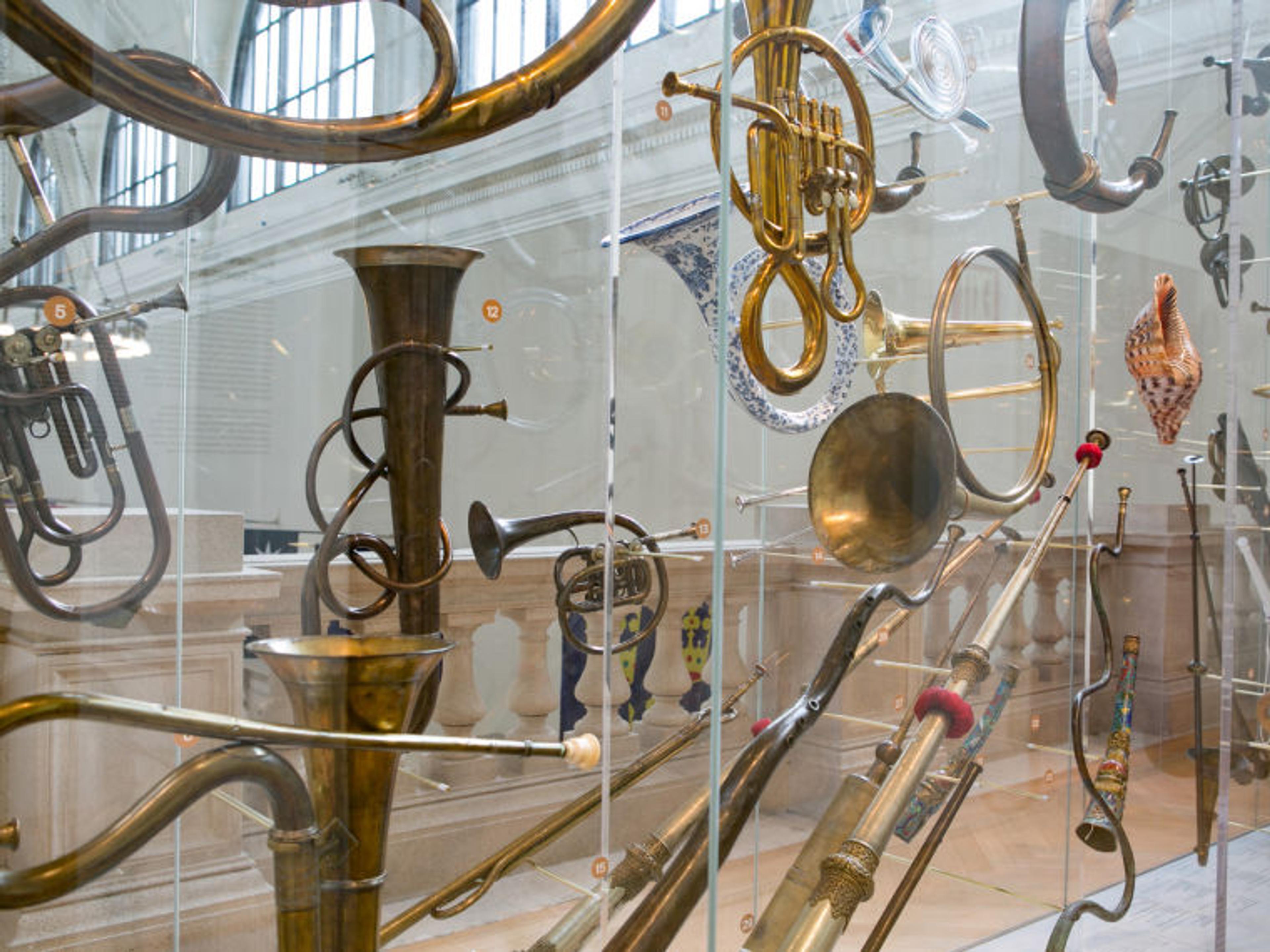 Side view of Fanfare gallery in Musical Instruments