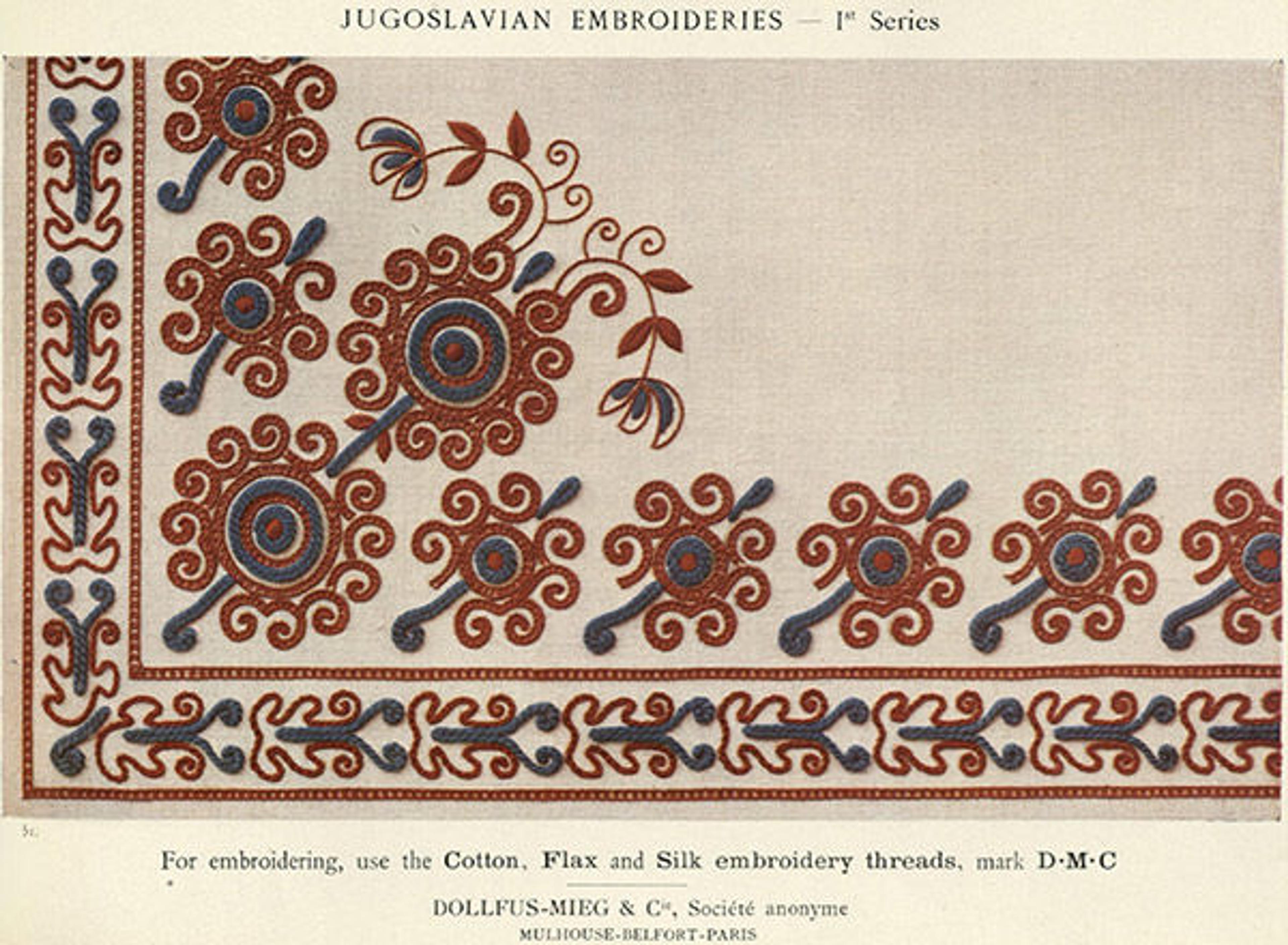 Motifs for embroideries