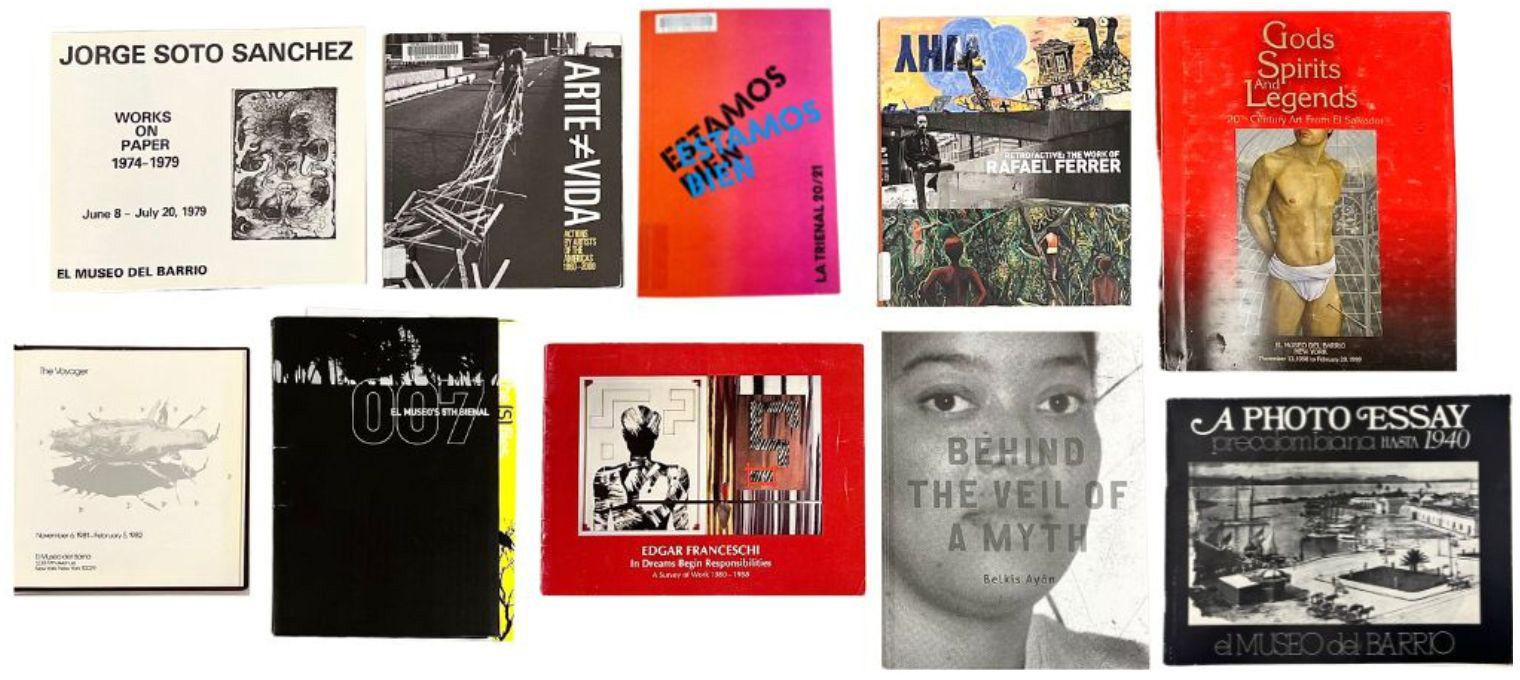 10 catalogs from El Museo