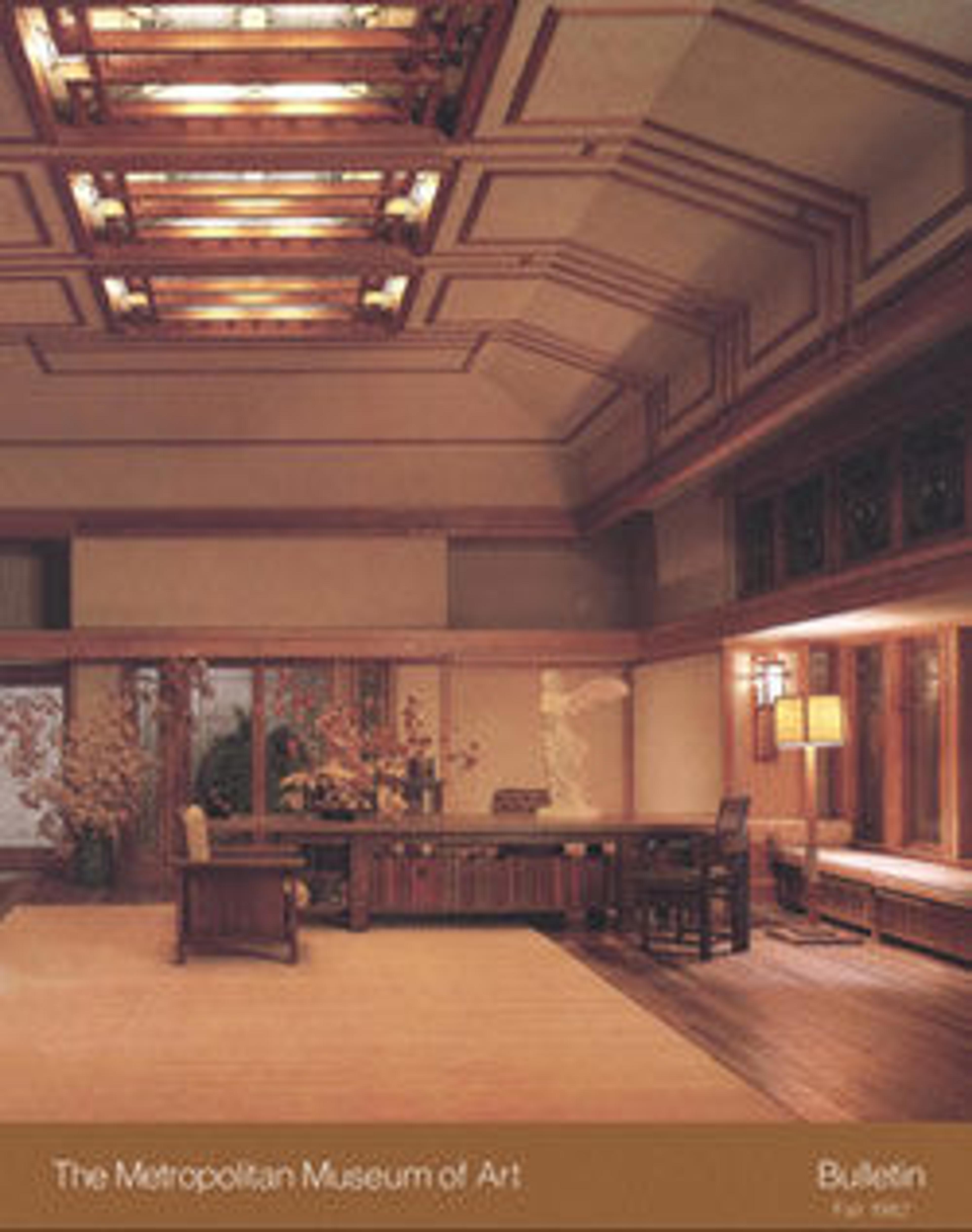 "Frank Lloyd Wright at The Metropolitan Museum of Art": The Metropolitan Museum of Art Bulletin, v. 40, no. 2 (Fall, 1982)