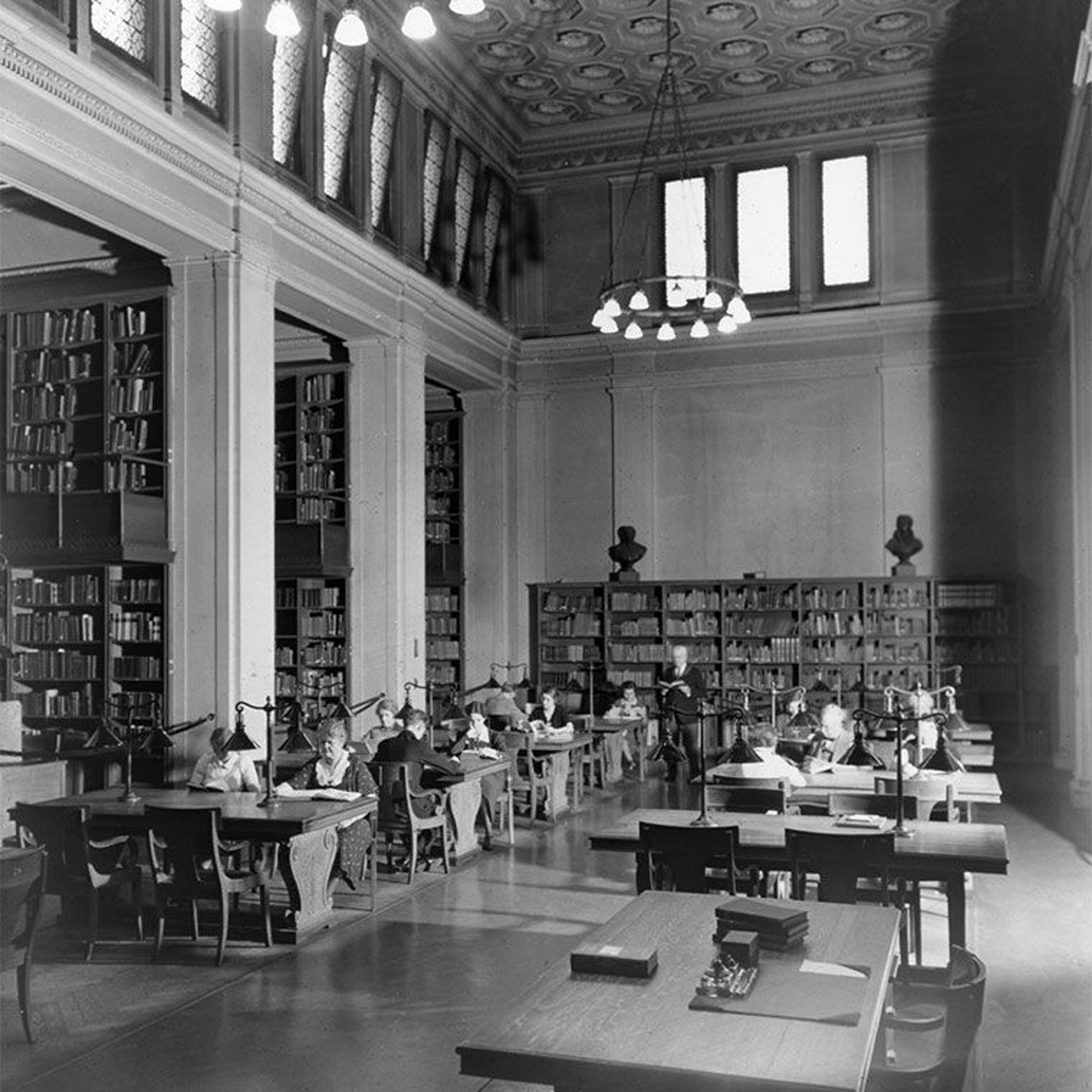 History of the library McKim Square