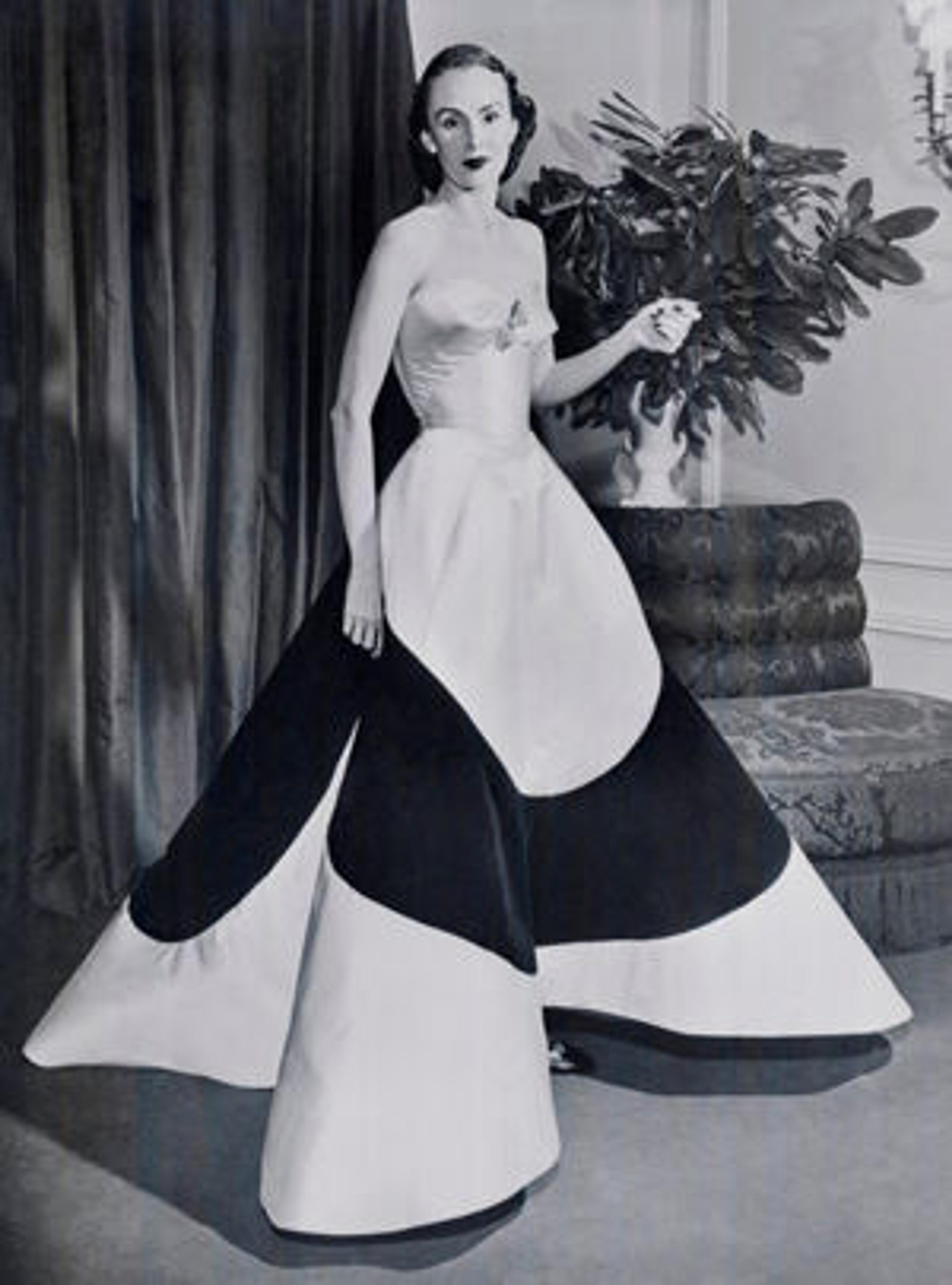 Austine Hearst in Charles James "Four-Leaf Clover" Gown, ca. 1953