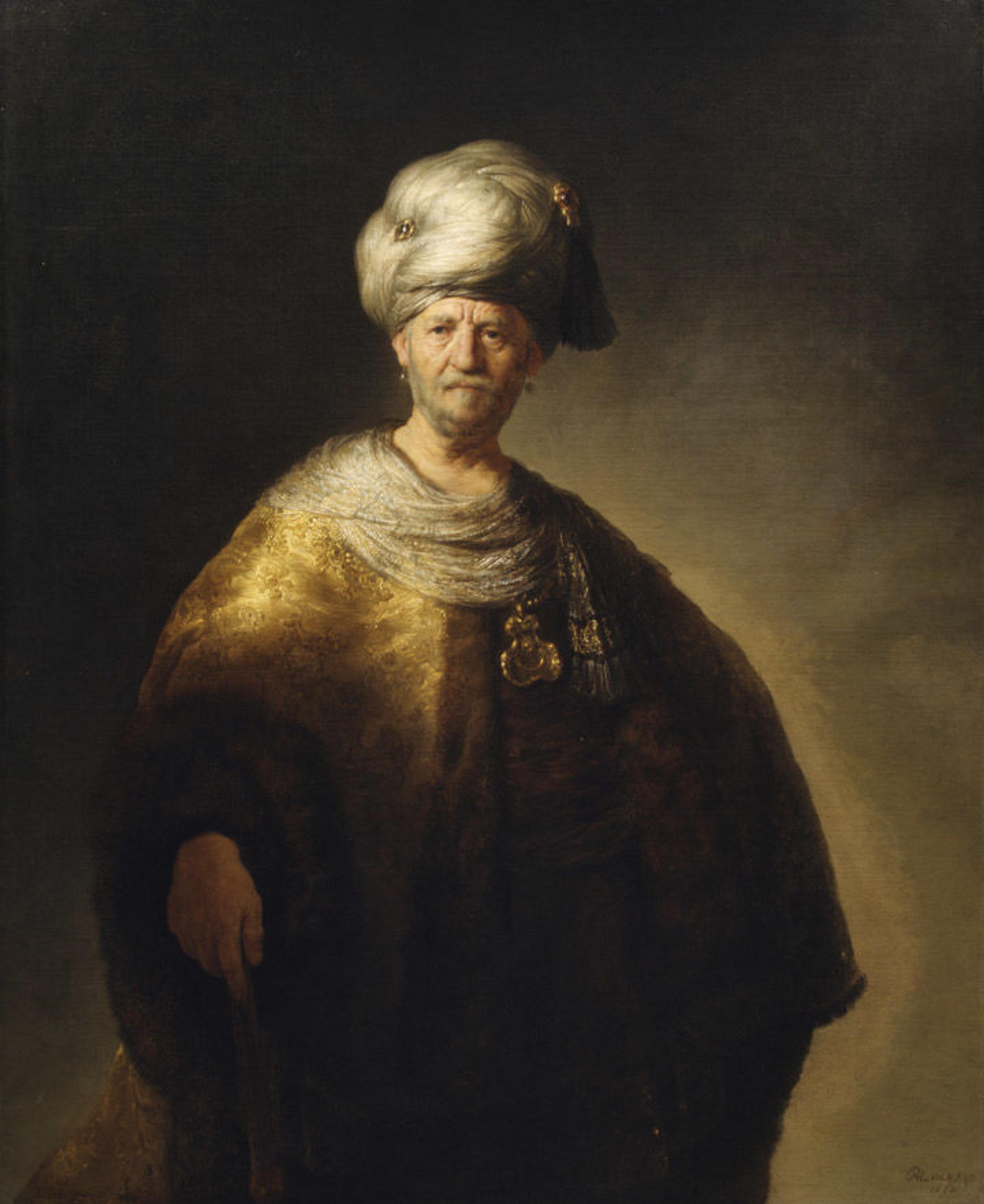 Rembrandt's Man in Oriental Costume