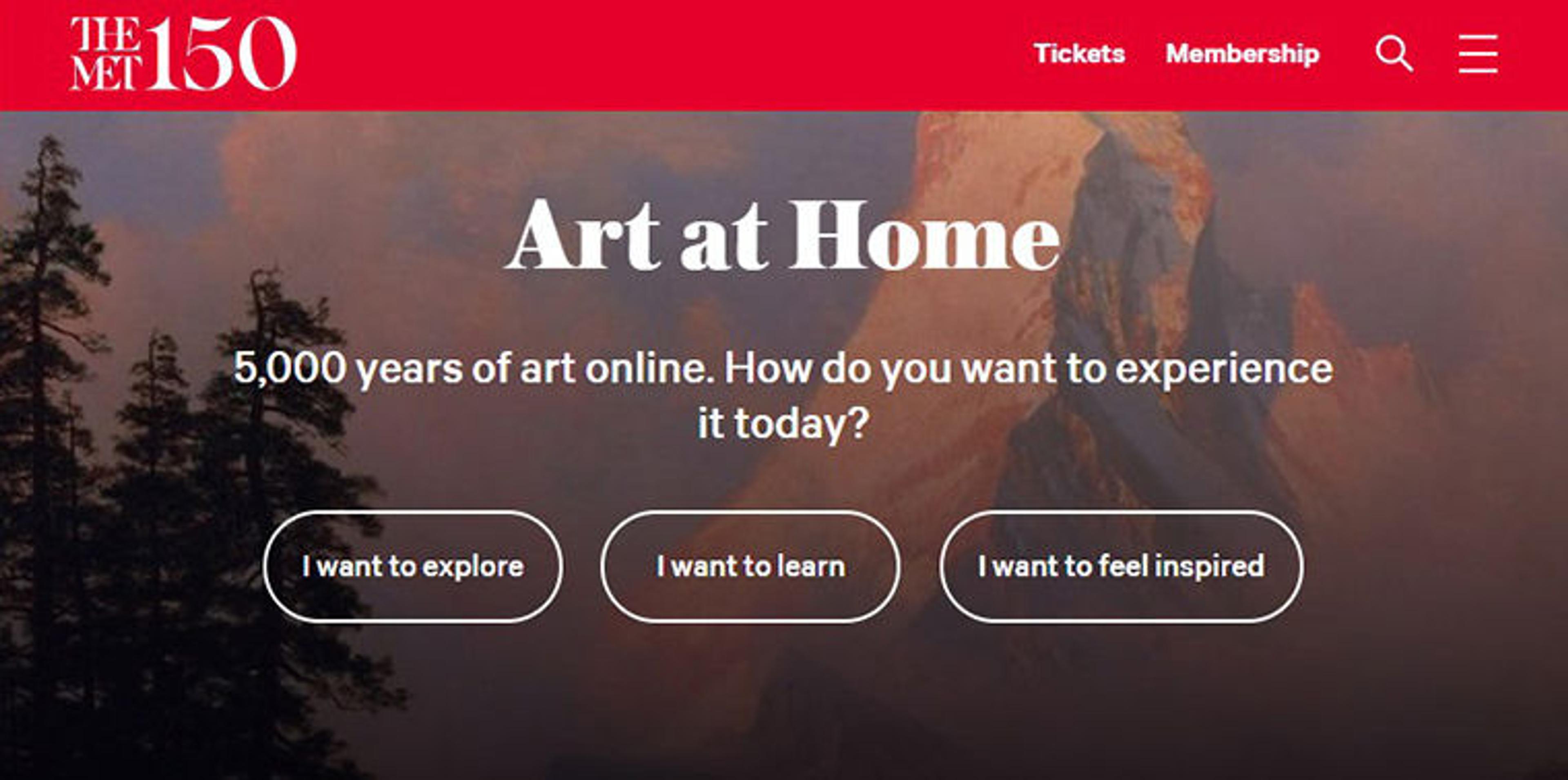 art at home screen