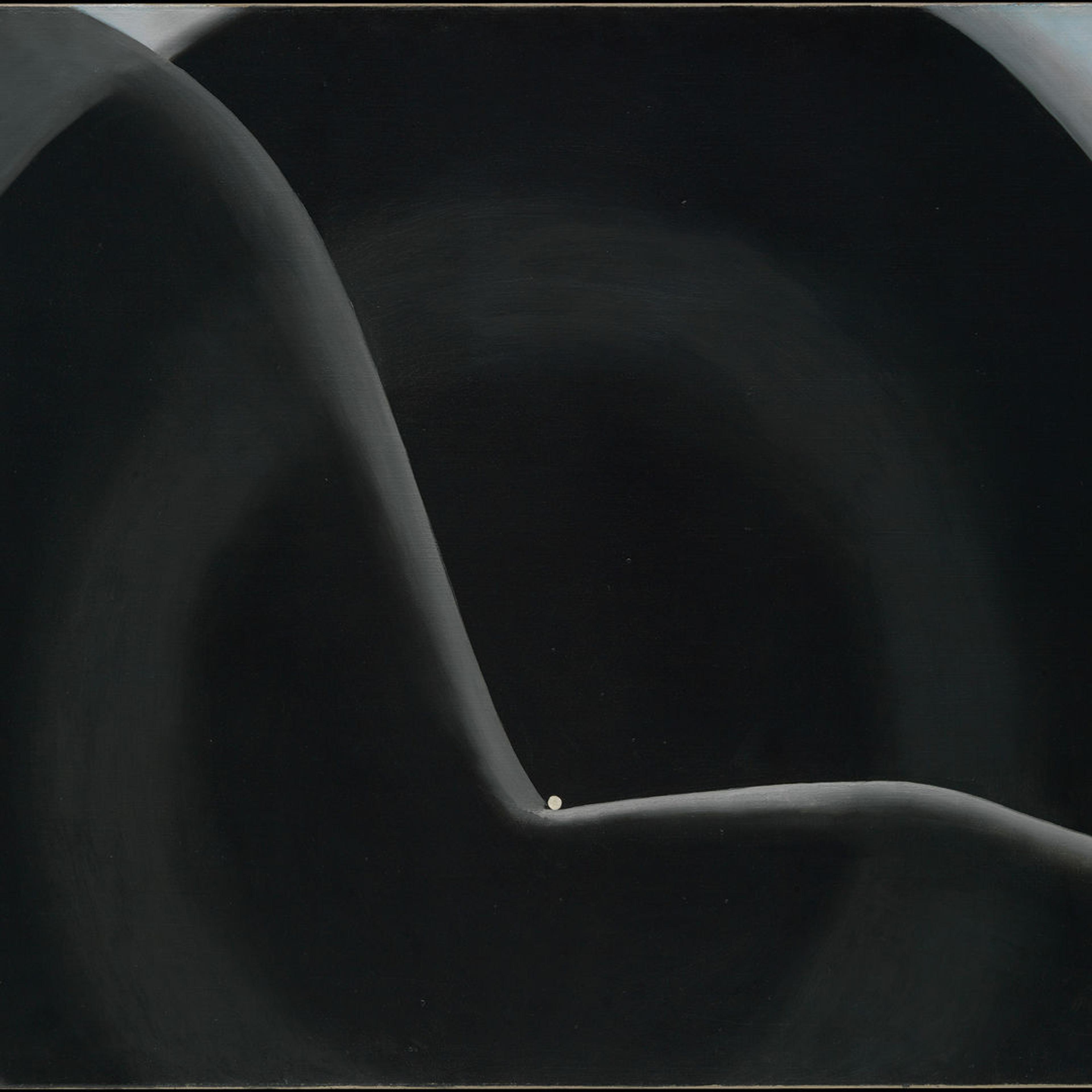 Black Abstraction, Georgia O'Keeffe (American, Sun Prairie, Wisconsin 1887-1986 Santa Fe, New Mexico), Oil on canvas