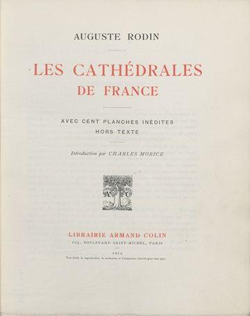 Cover of Auguste Rodin's The Cathedrals of France