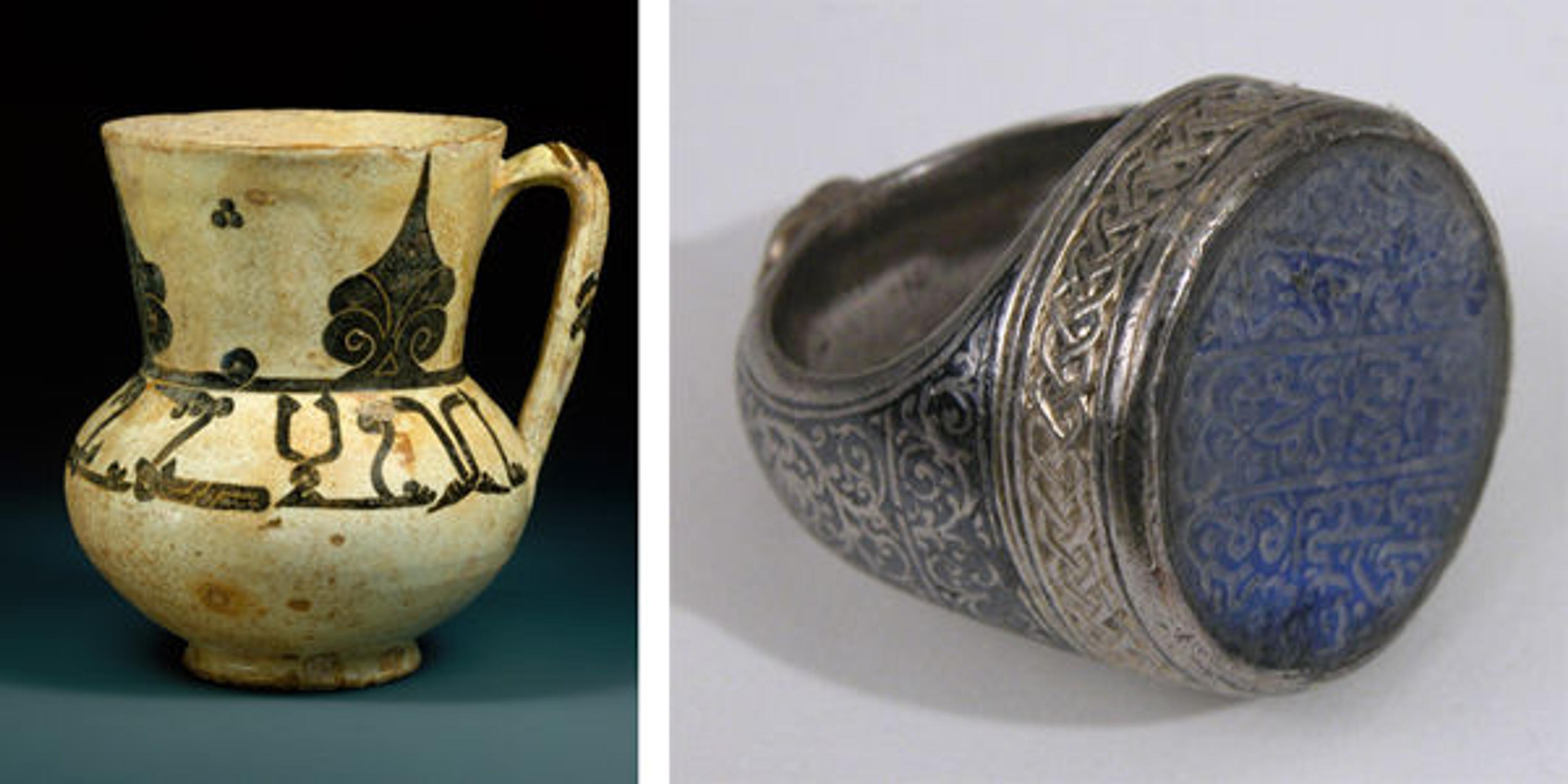 Ewer and ring