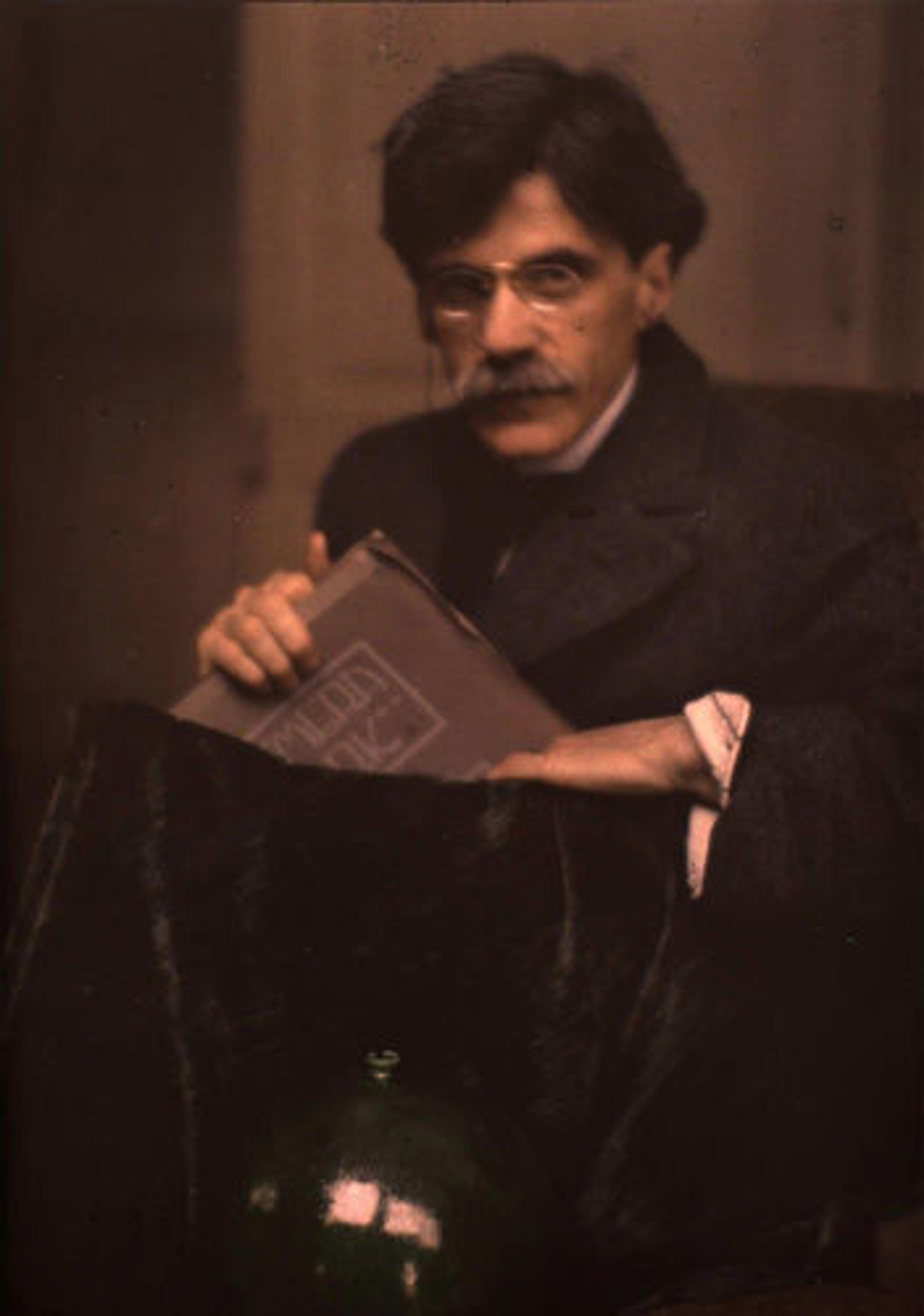 Edward Steichen's portrait of Alfred Stieglitz, 190