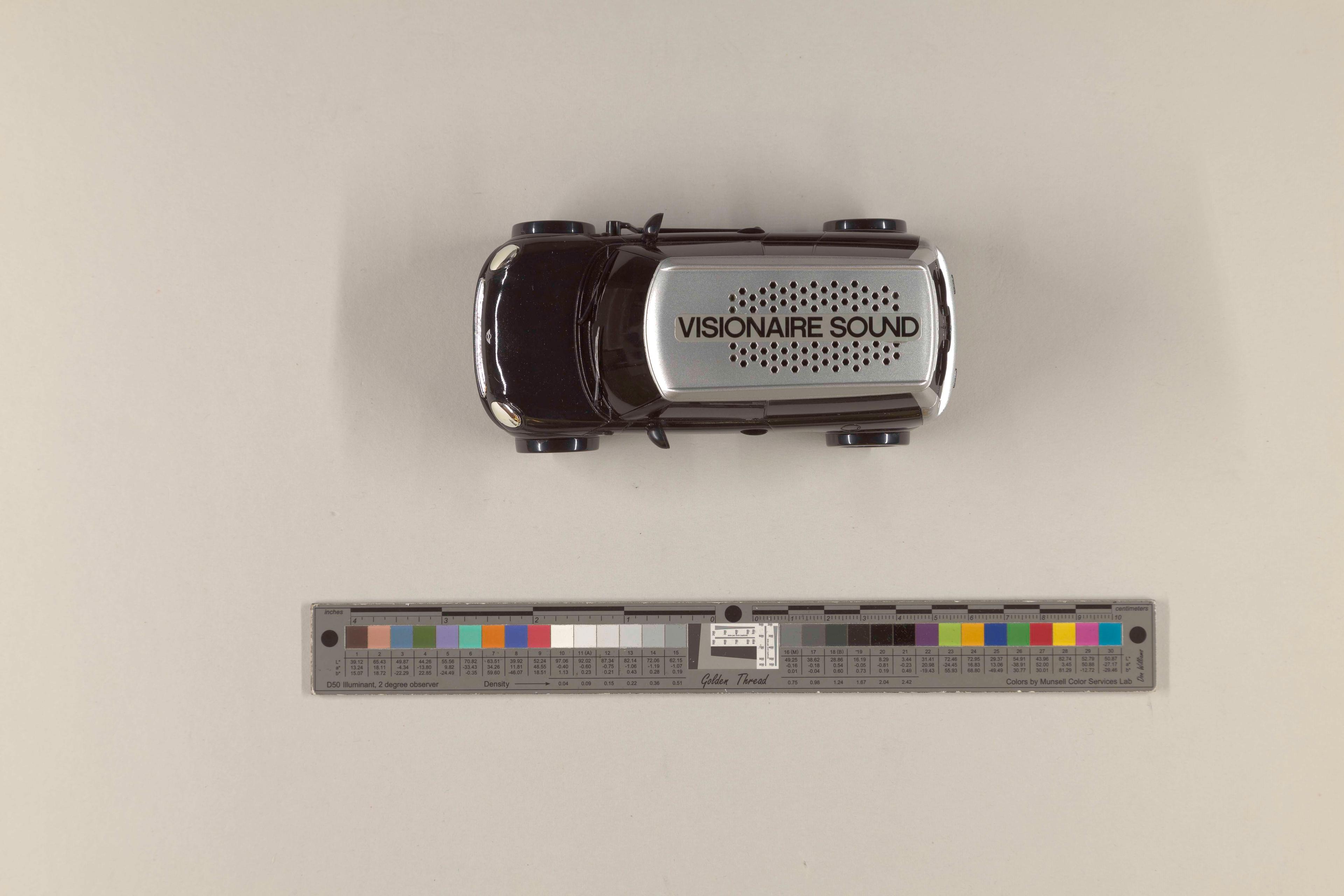 Toy car that acts as a speaker