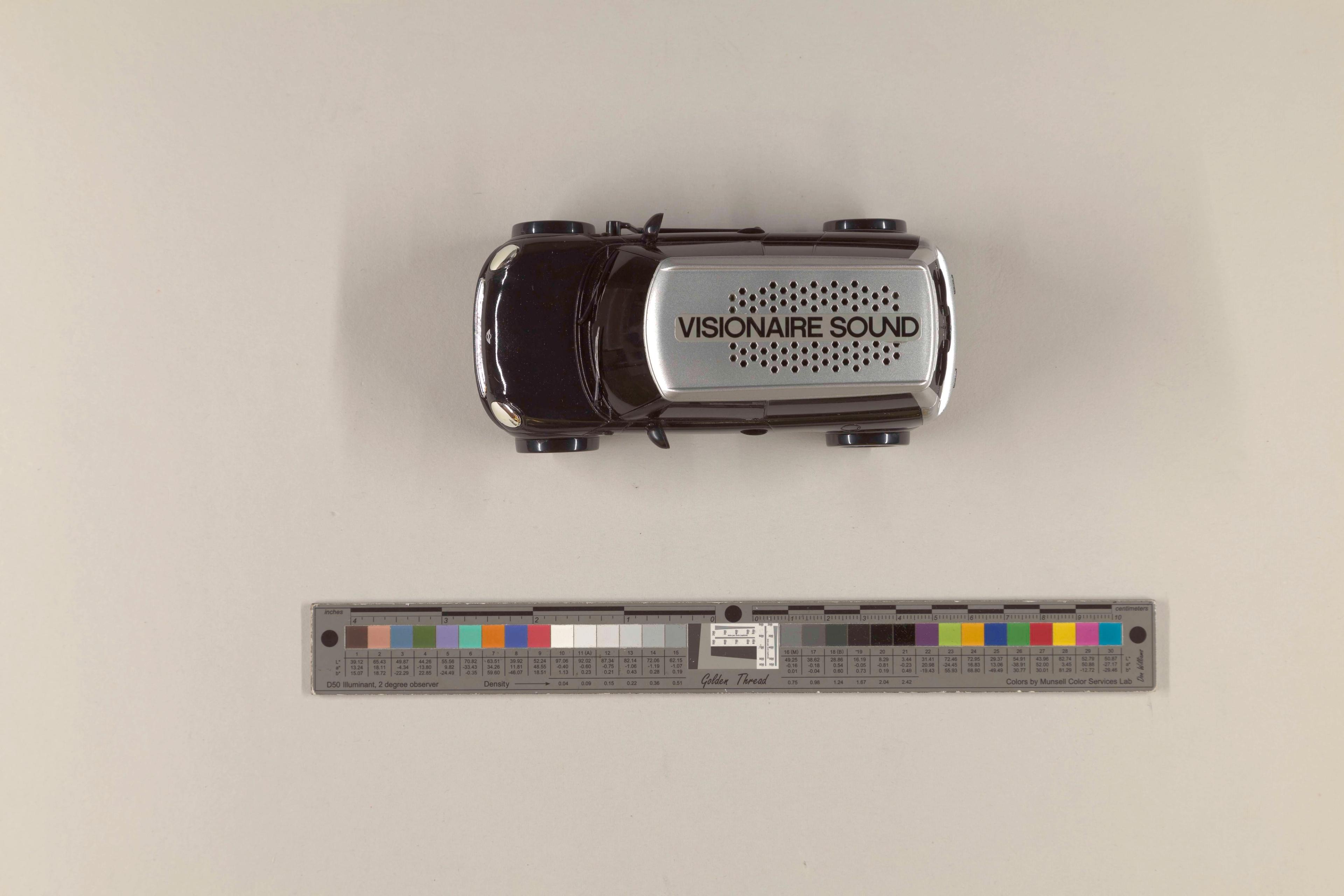 Toy car that acts as a speaker