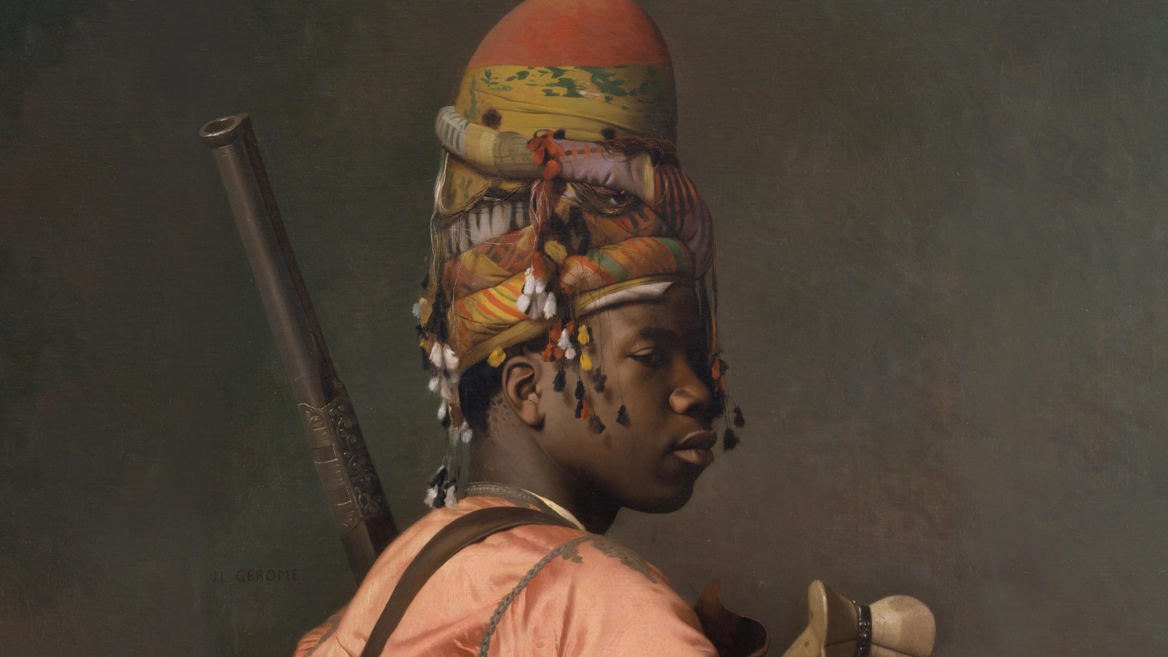 Jean-Léon Gérôme, Bashi-Bazouk (detail), 1868–69. Oil on canvas. The Metropolitan Museum of Art, New York, Gift of Mrs. Charles Wrightsman, 2008