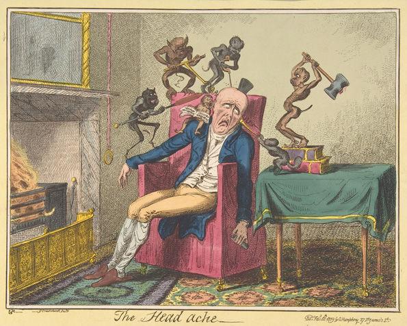George Cruikshank | The Head Ache | February 12, 1819 | 1970.541.251