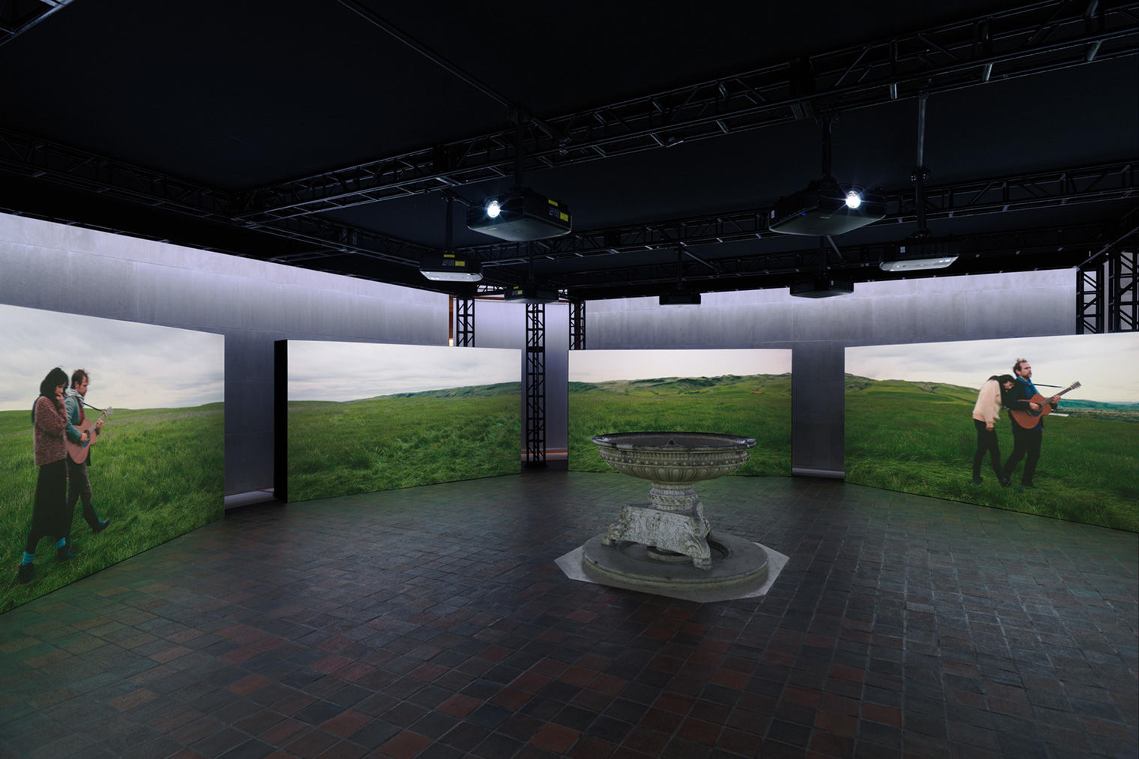 Installation view of Death Is Elsewhere