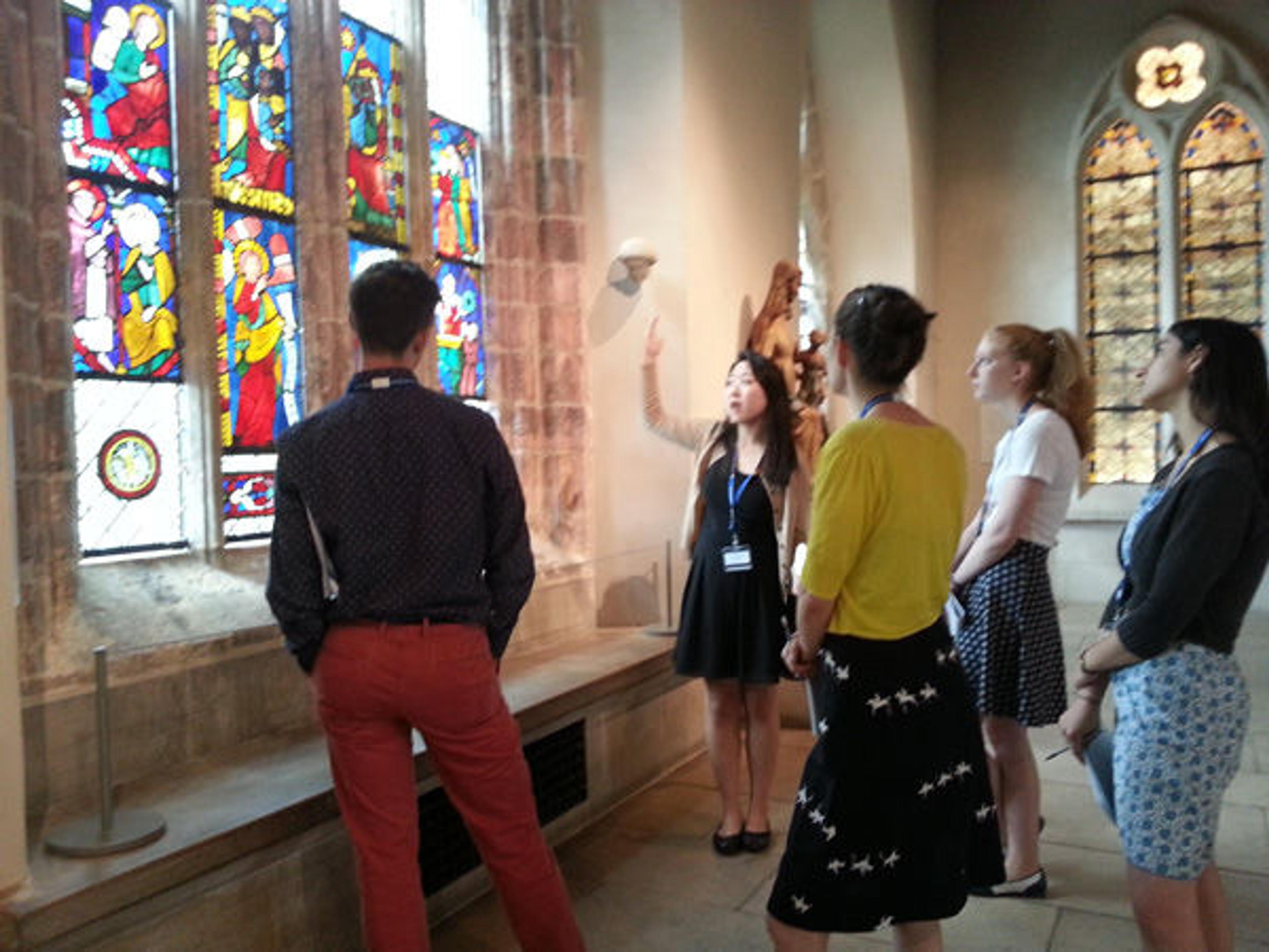 Heather Lee, a 2014 Cloisters intern