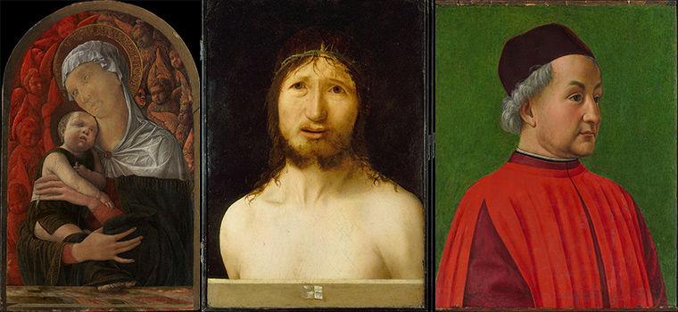 3 portrait paintings