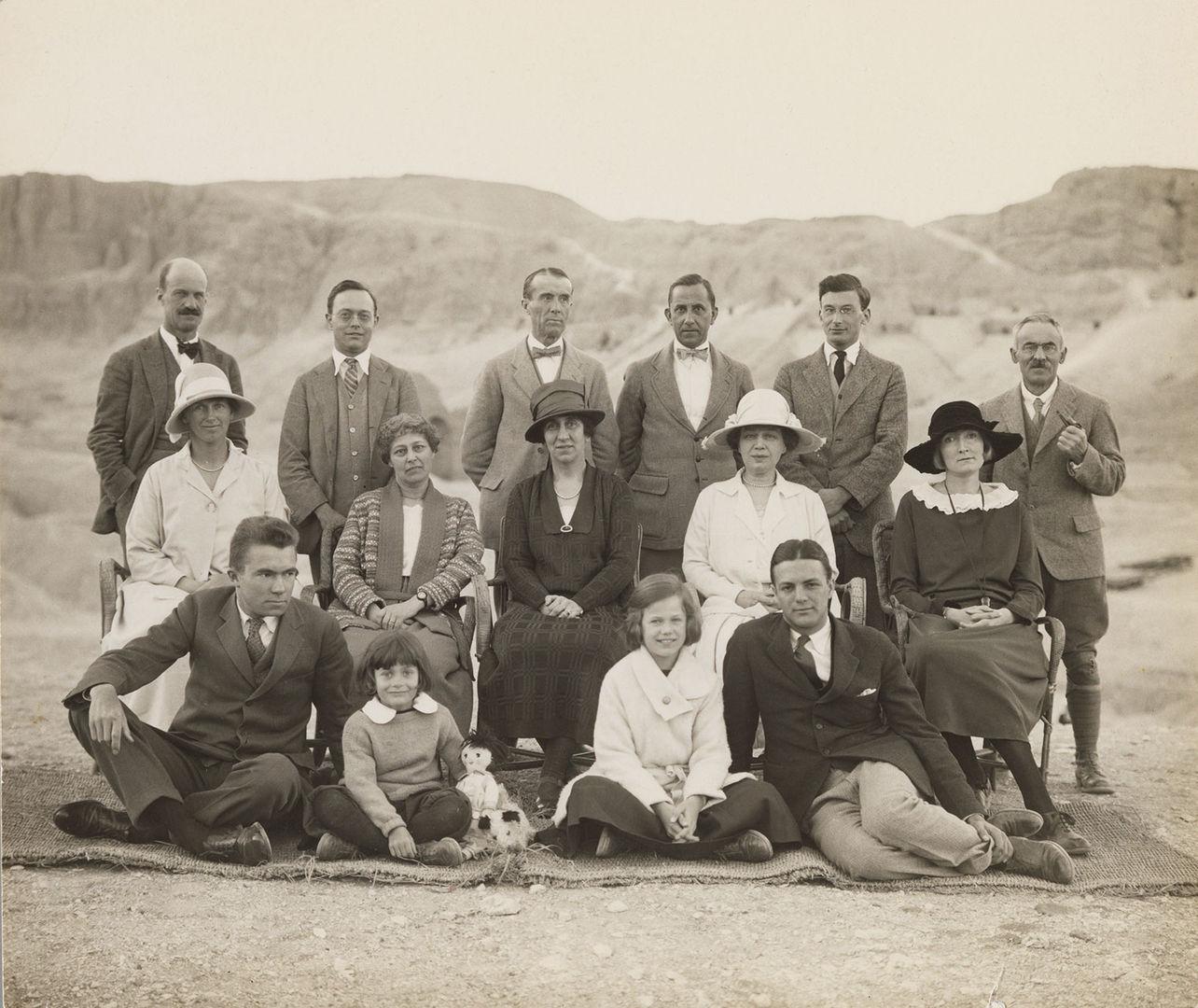 The members of the Metropolitan Museum's Egyptian Expedition