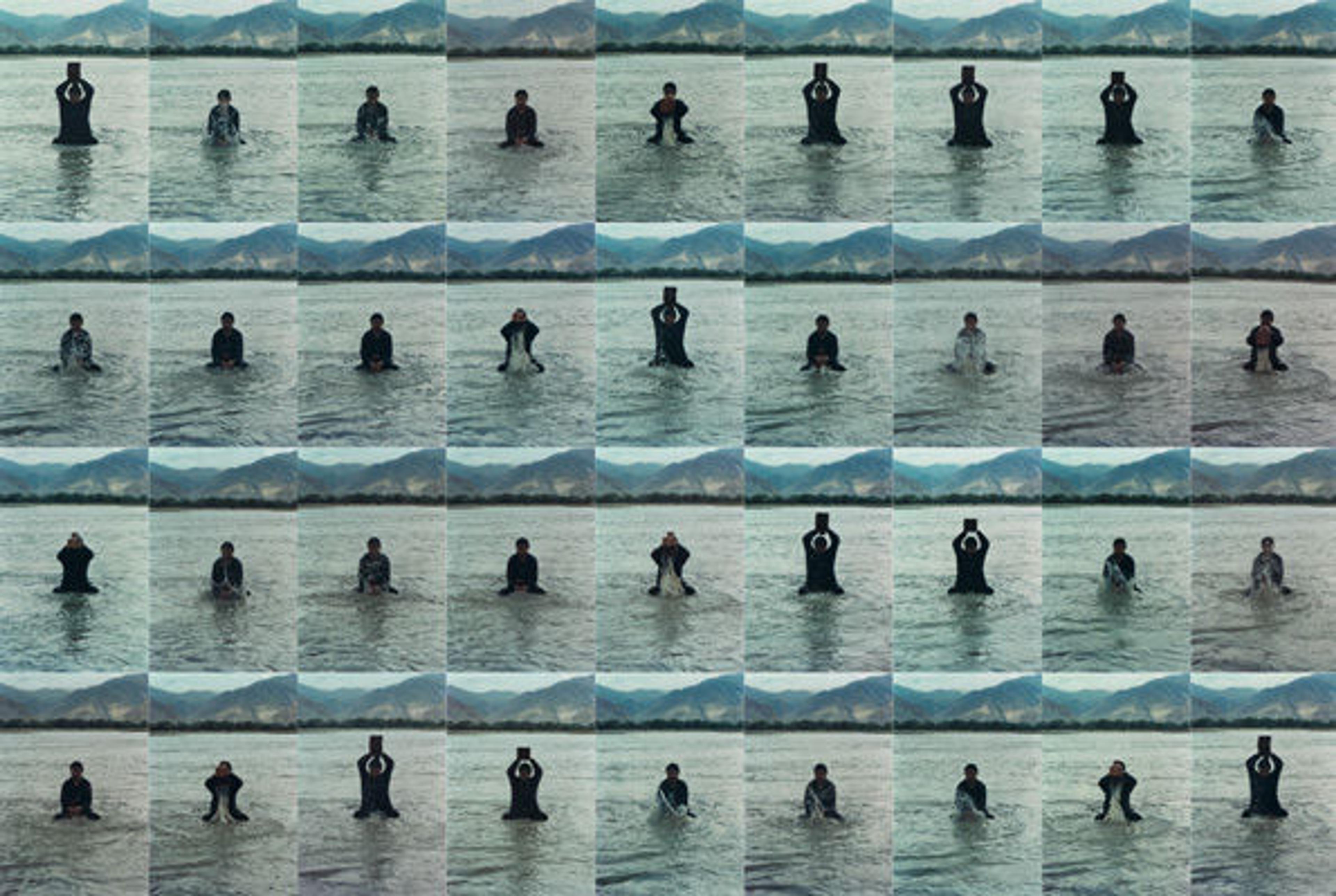 Song Dong, Printing on Water