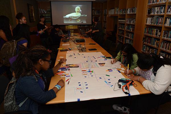 Drawing in Nolen Library