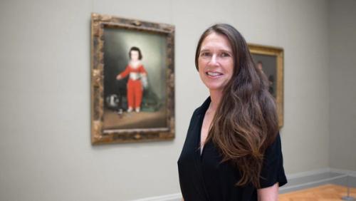 Image for Mary Weatherford on Goya’s _Manuel Osorio Manrique de Zuñiga_
