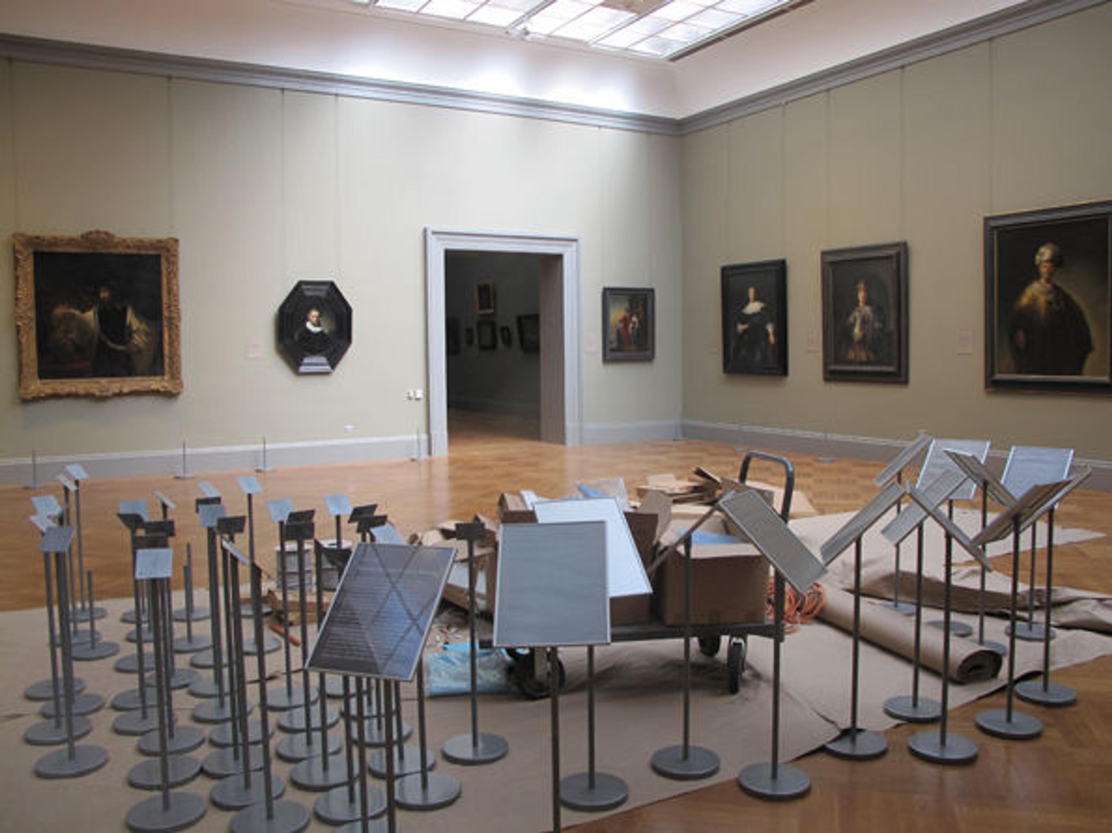 Gallery 637 during installation