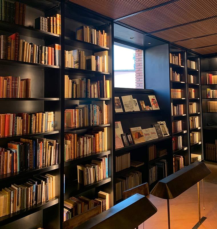 research library of the Musée Yves Saint Laurent Marrakech