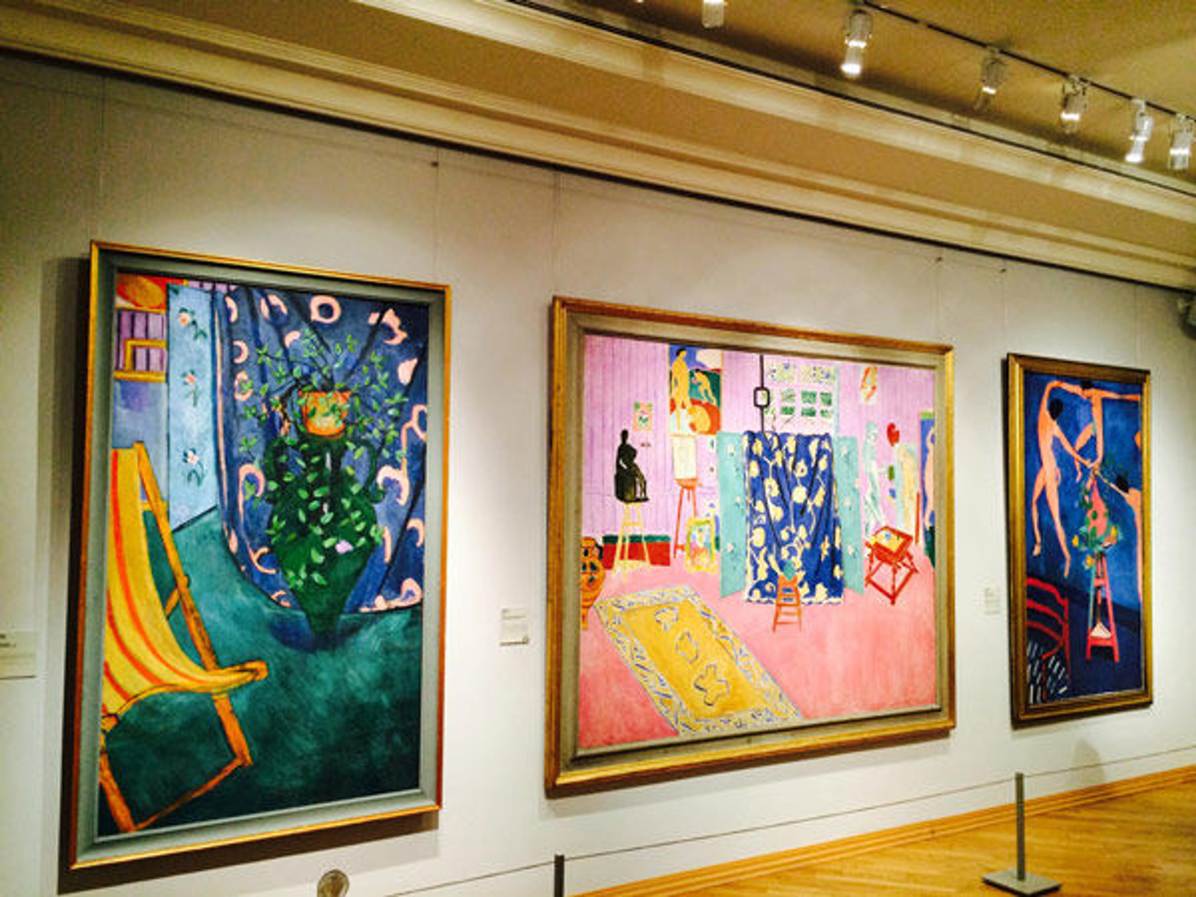 Works on display at the Tretyakov Gallery