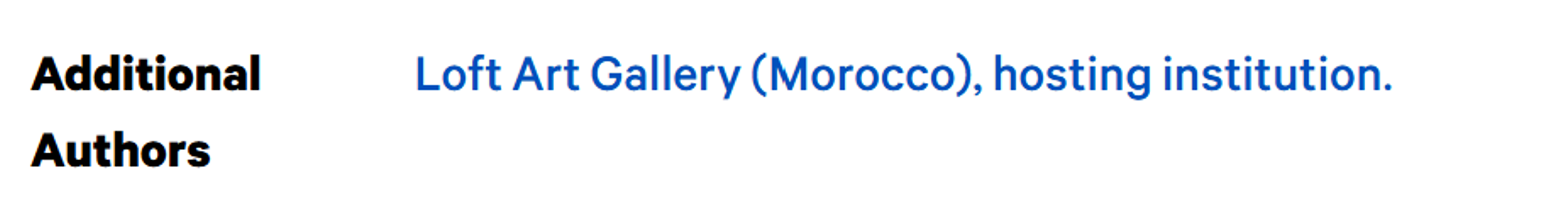 Additional author reference as seen in library catalog