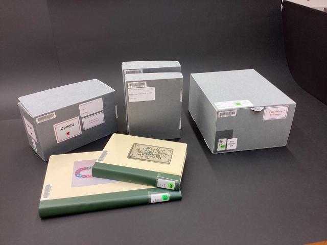 An array of library boxes