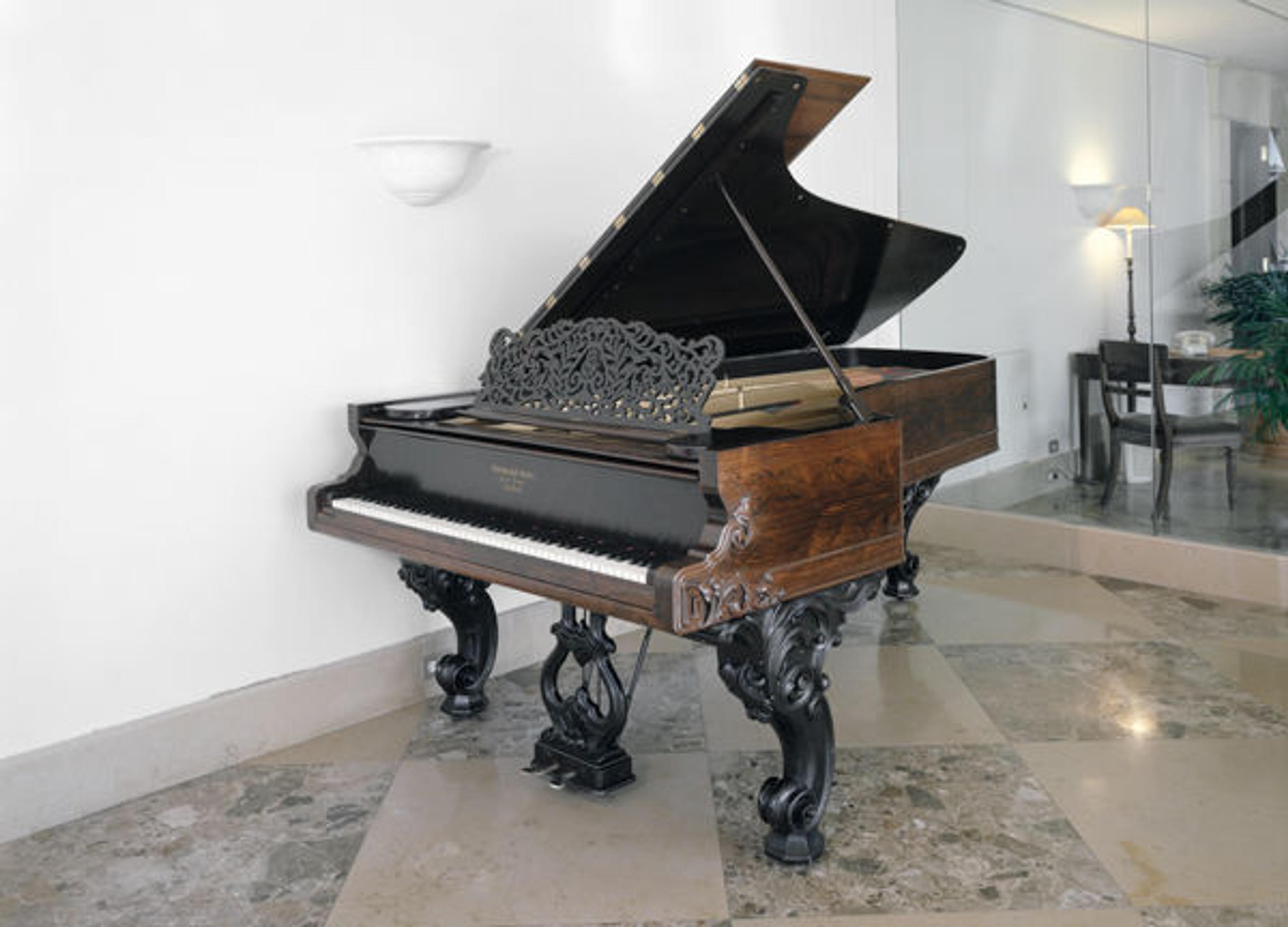 Grand piano, 1868. Steinway & Sons, New York, New York, United States. Wood, metal. The Metropolitan Museum of Art, New York, Gift of Frederick R. Gorreé, 1985 (1985.407)