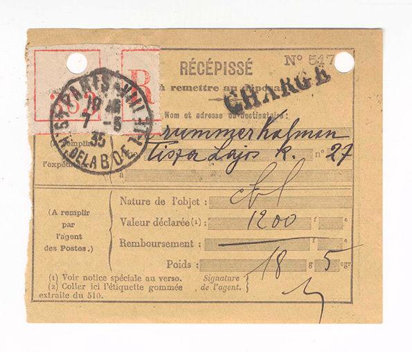 Correspondence (includes correspondence between Joseph and Ernest)