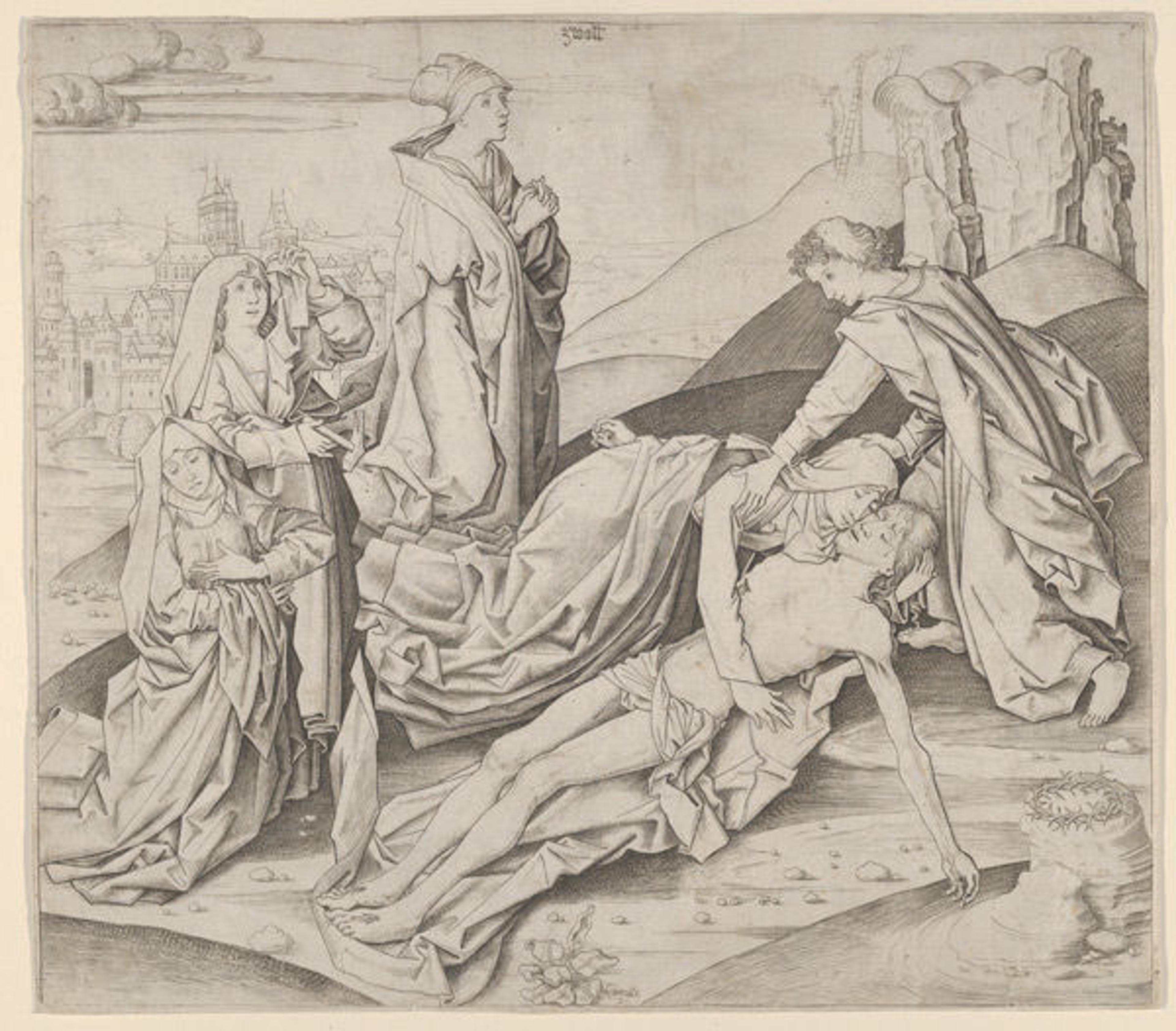 Master IAM of Zwolle (Netherlandish, active ca. 1470–95), The Lamentation, ca. 1475