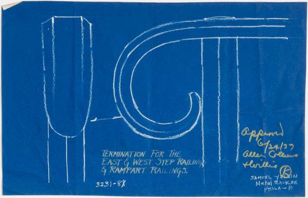 Drawing for exterior railings
