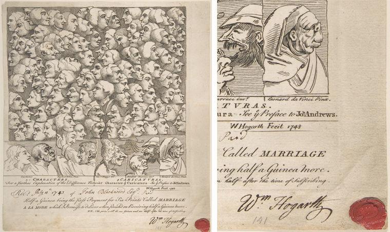 A seal was impressed on red wax, which is located on the right corner of a drawing on paper.