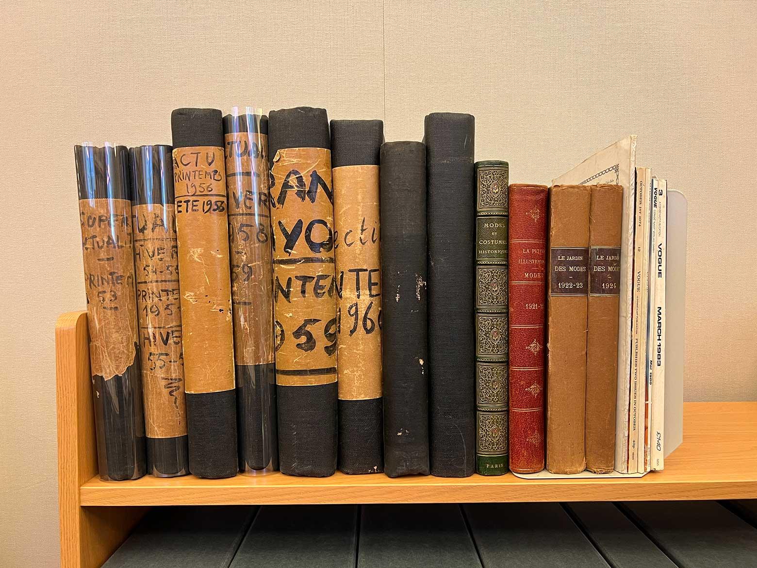 Cart of books