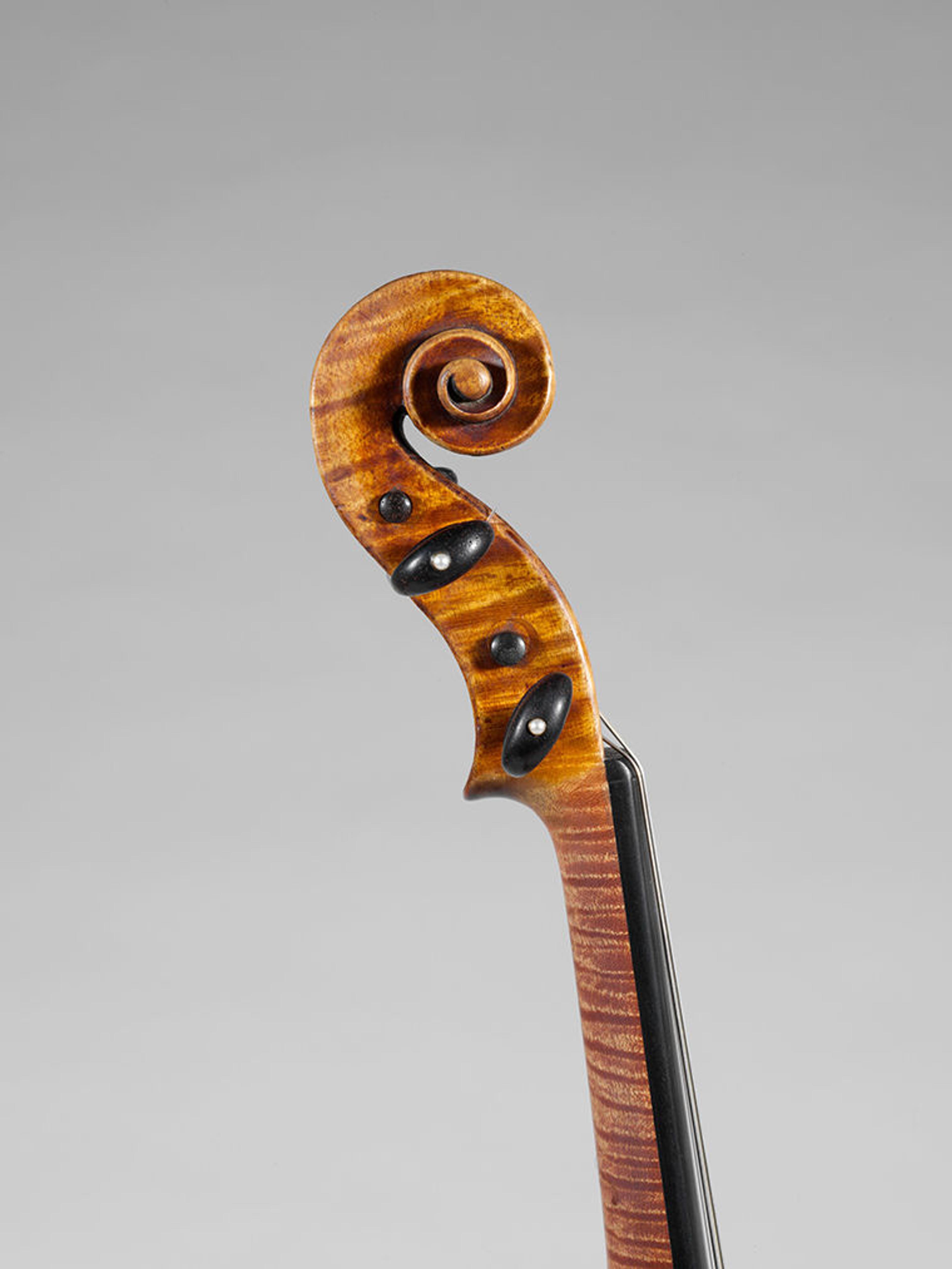 Detail of the scroll of