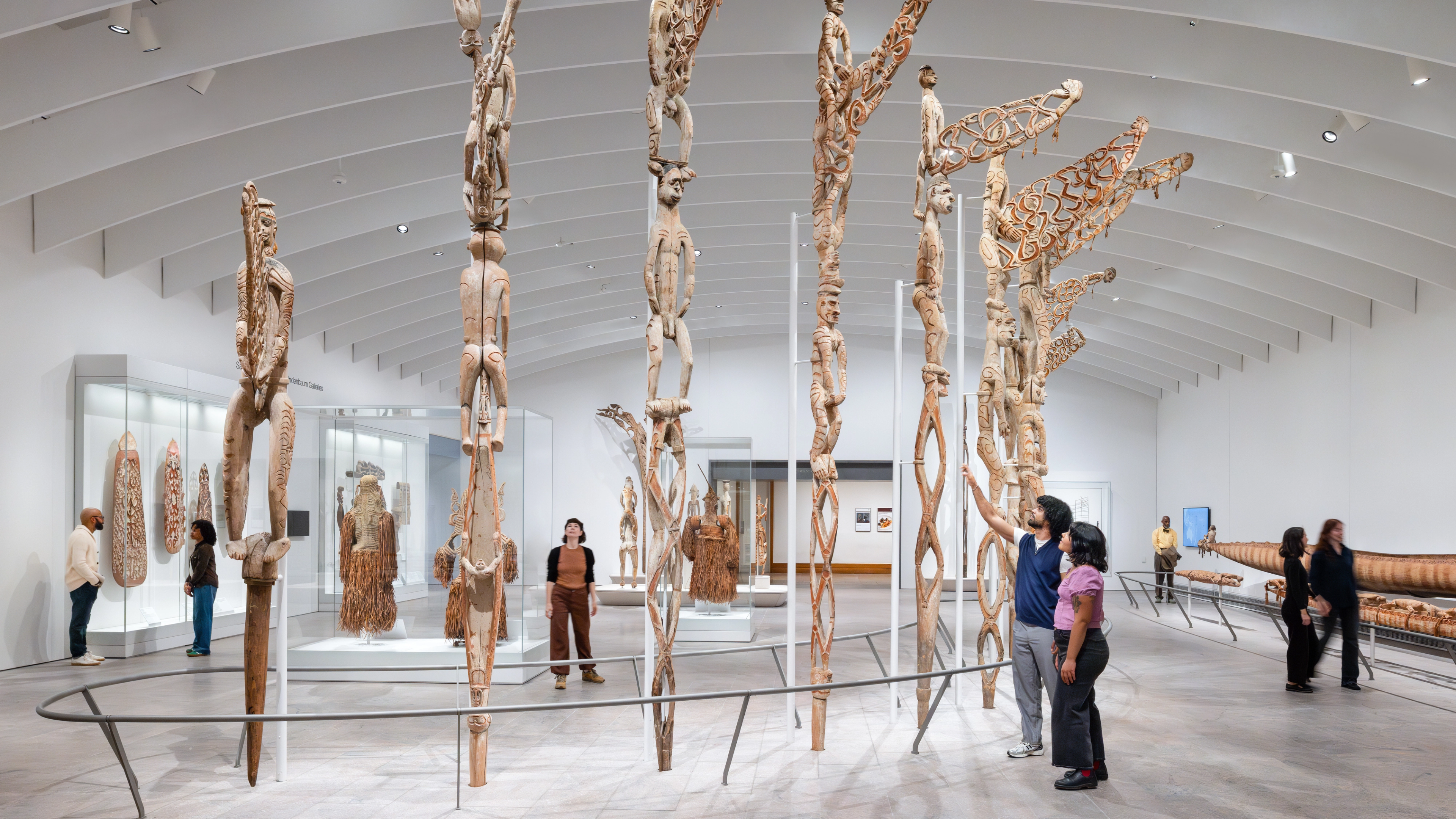 Arts of Oceania, Gallery 350, The Michael C. Rockefeller Wing, The Metropolitan Museum of Art, New York.Photo by Bridgit Beyer