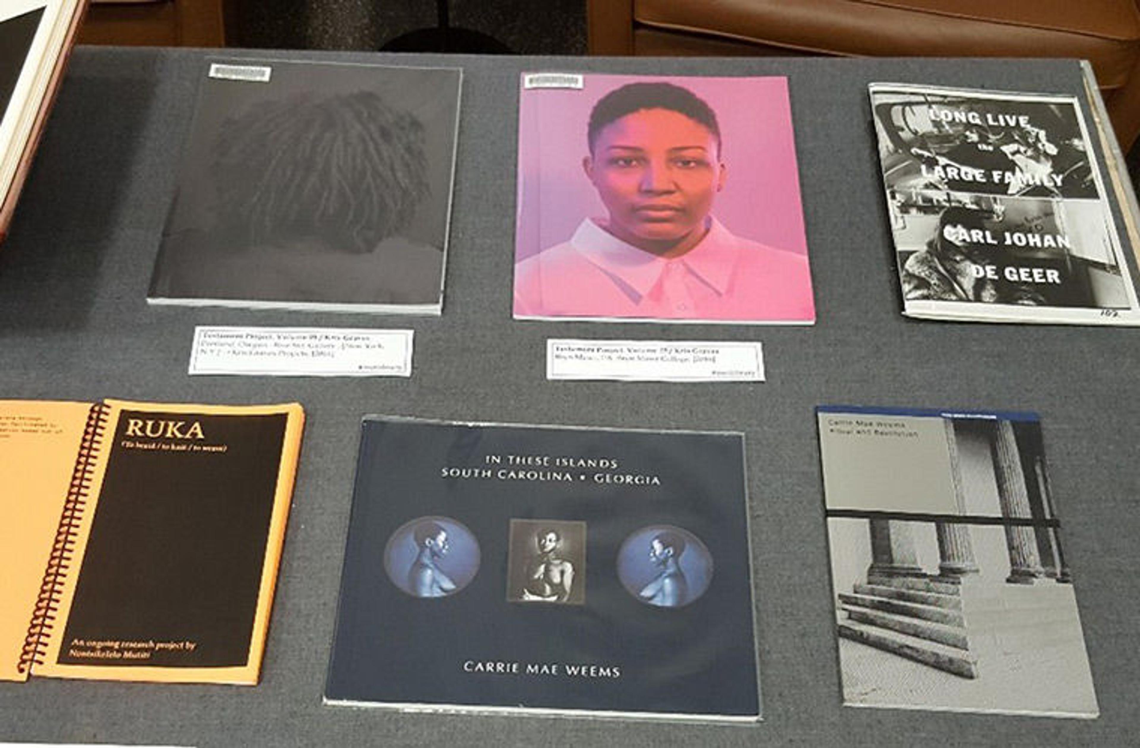 Publications by Kris Graves, Nontsikelelo Mutiti, and Carrie Mae Weems